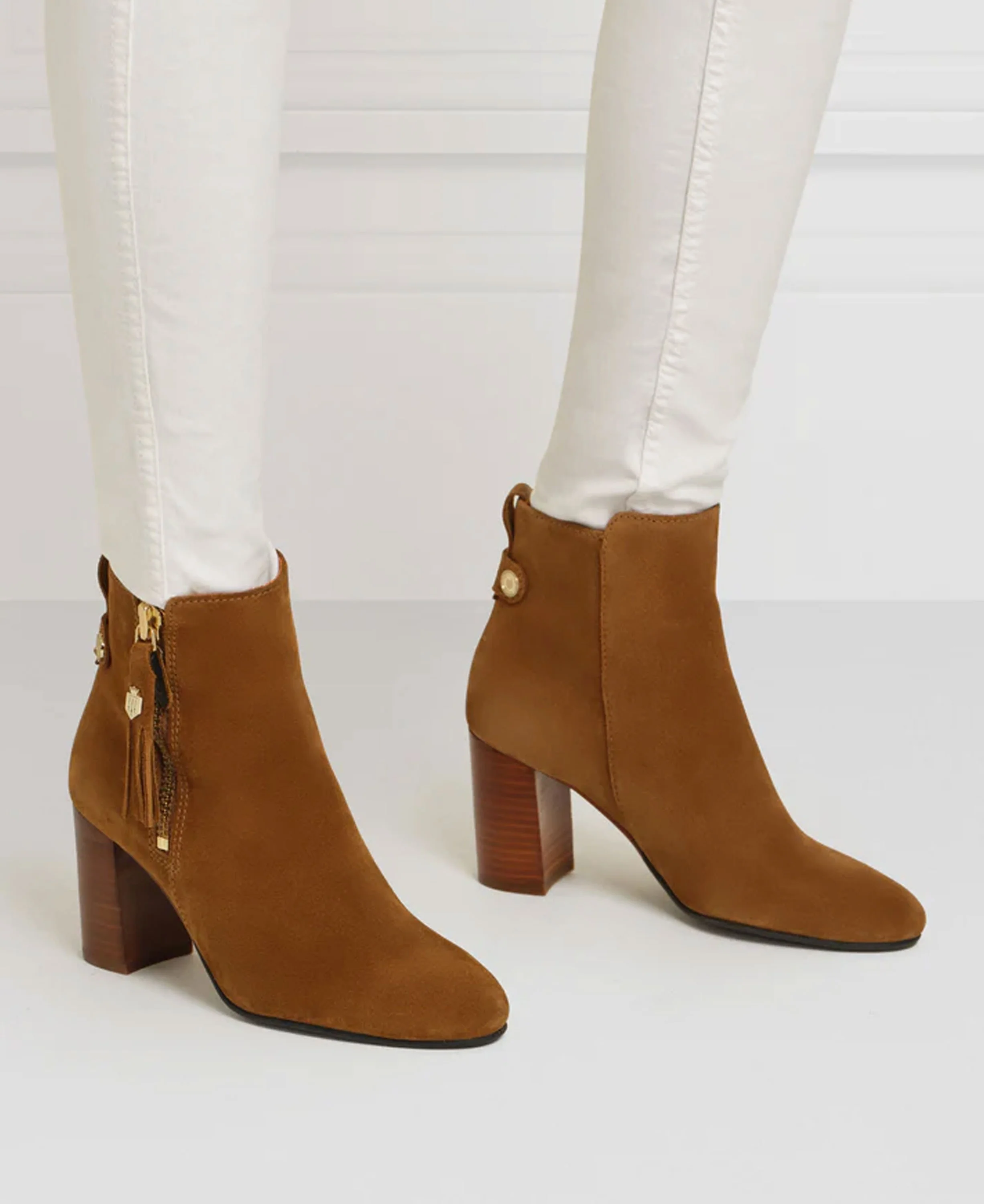 Oakham Heeled Ankle Boot - Tan - Image 2