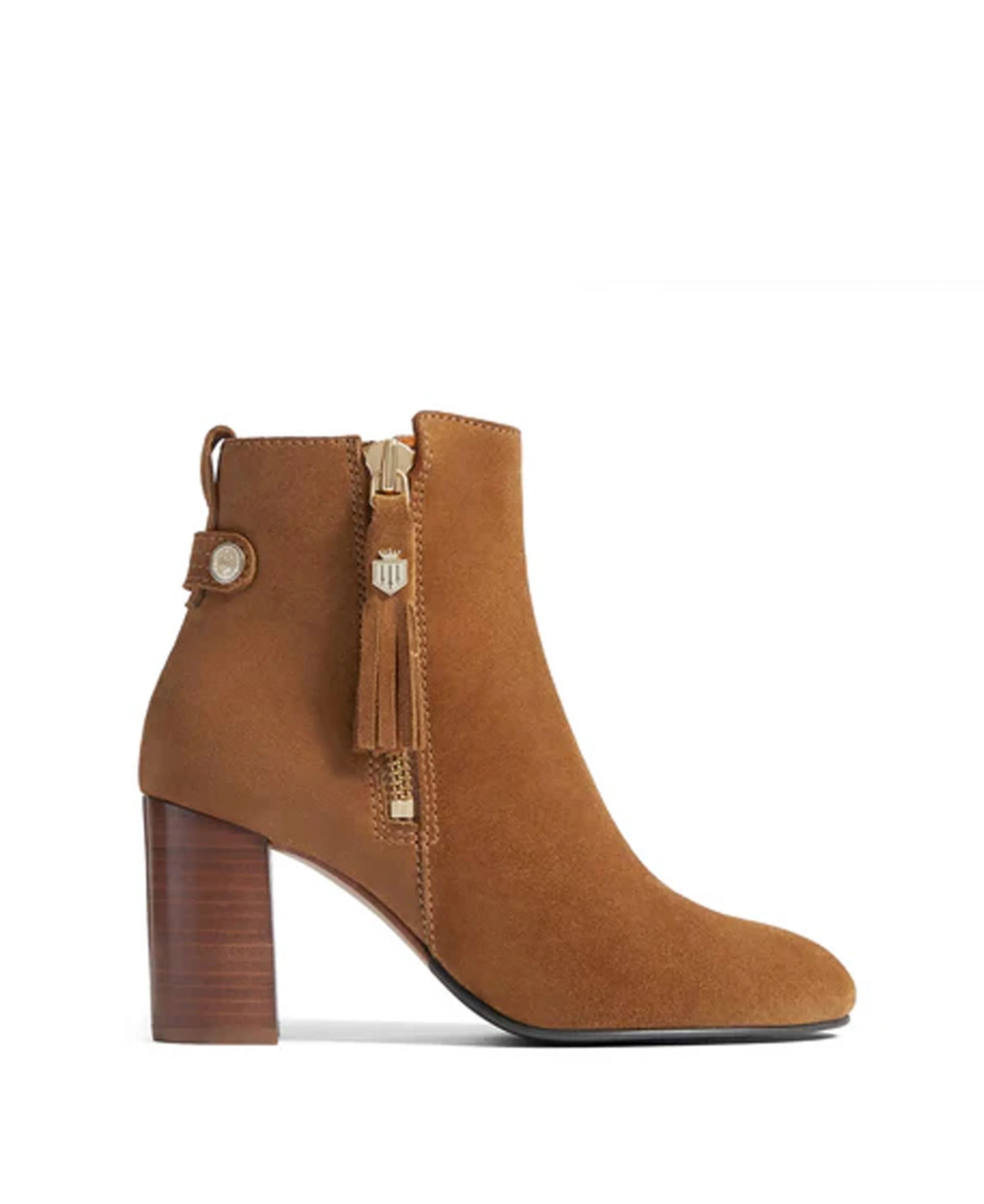 Oakham Heeled Ankle Boot - Tan - Image 6
