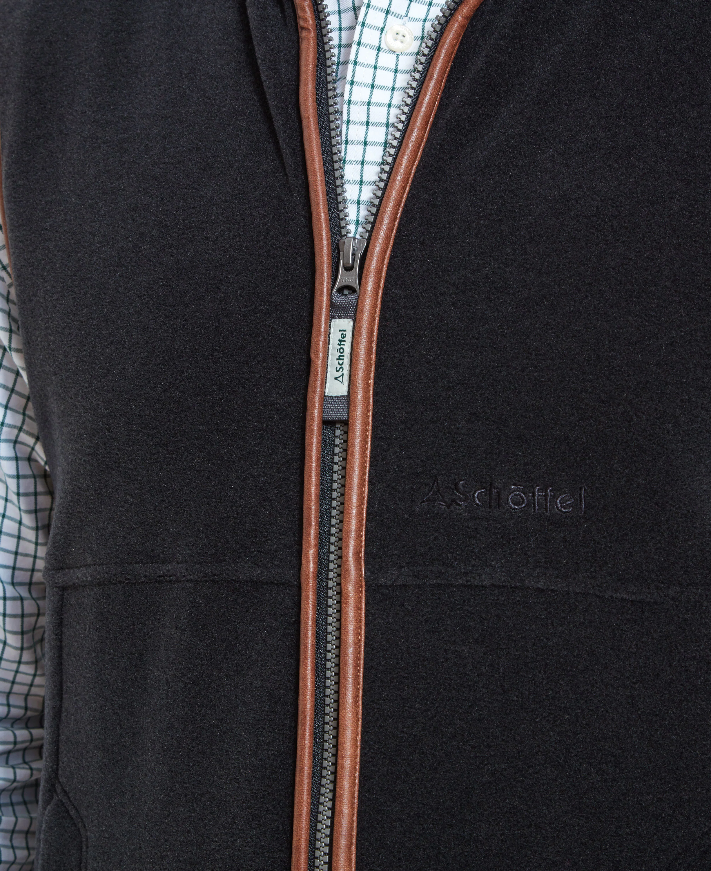 Oakham Fleece Gilet - Gunmetal - Image 6