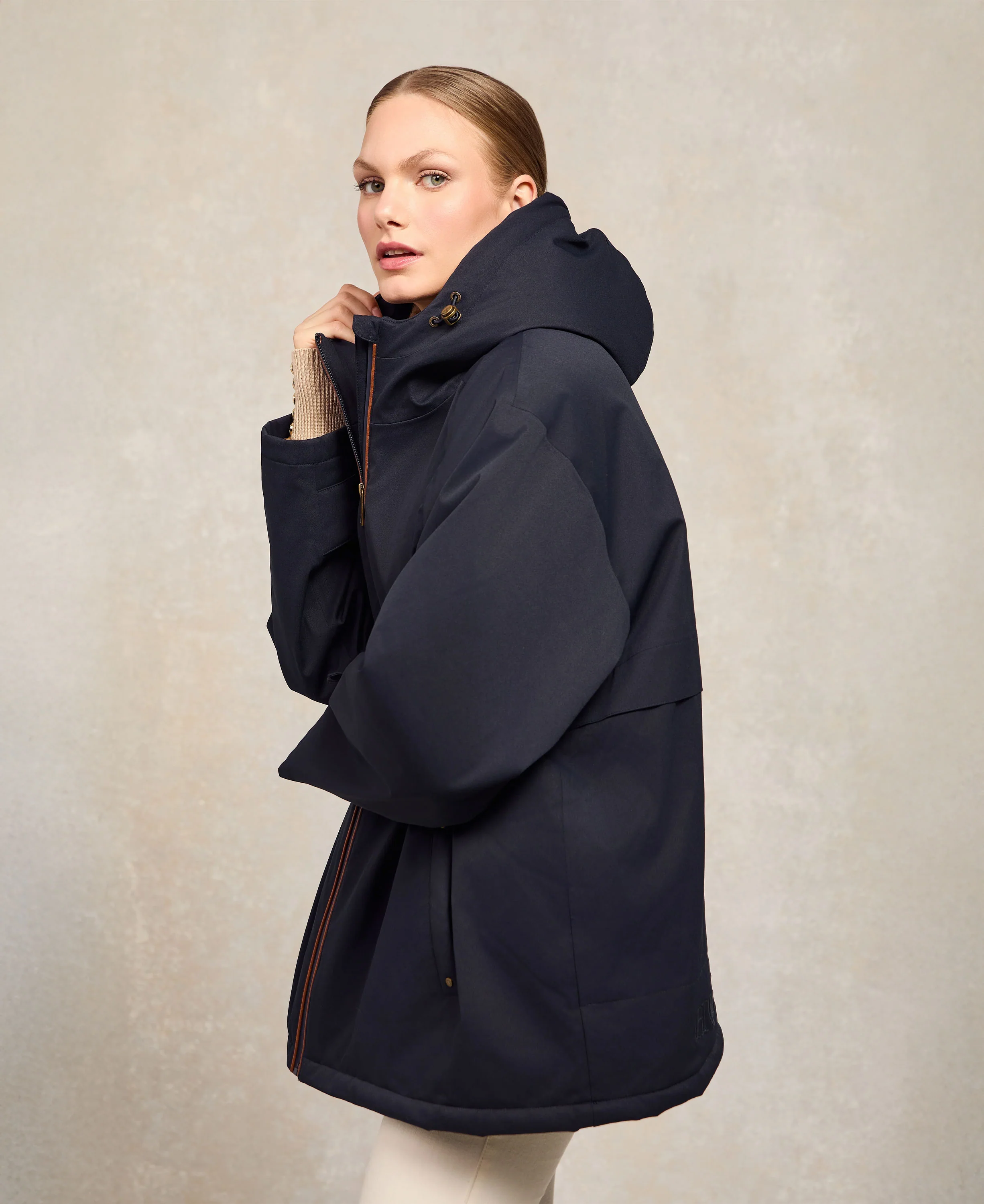 One-Size Waterproof Jacket - Ink Navy - Image 3