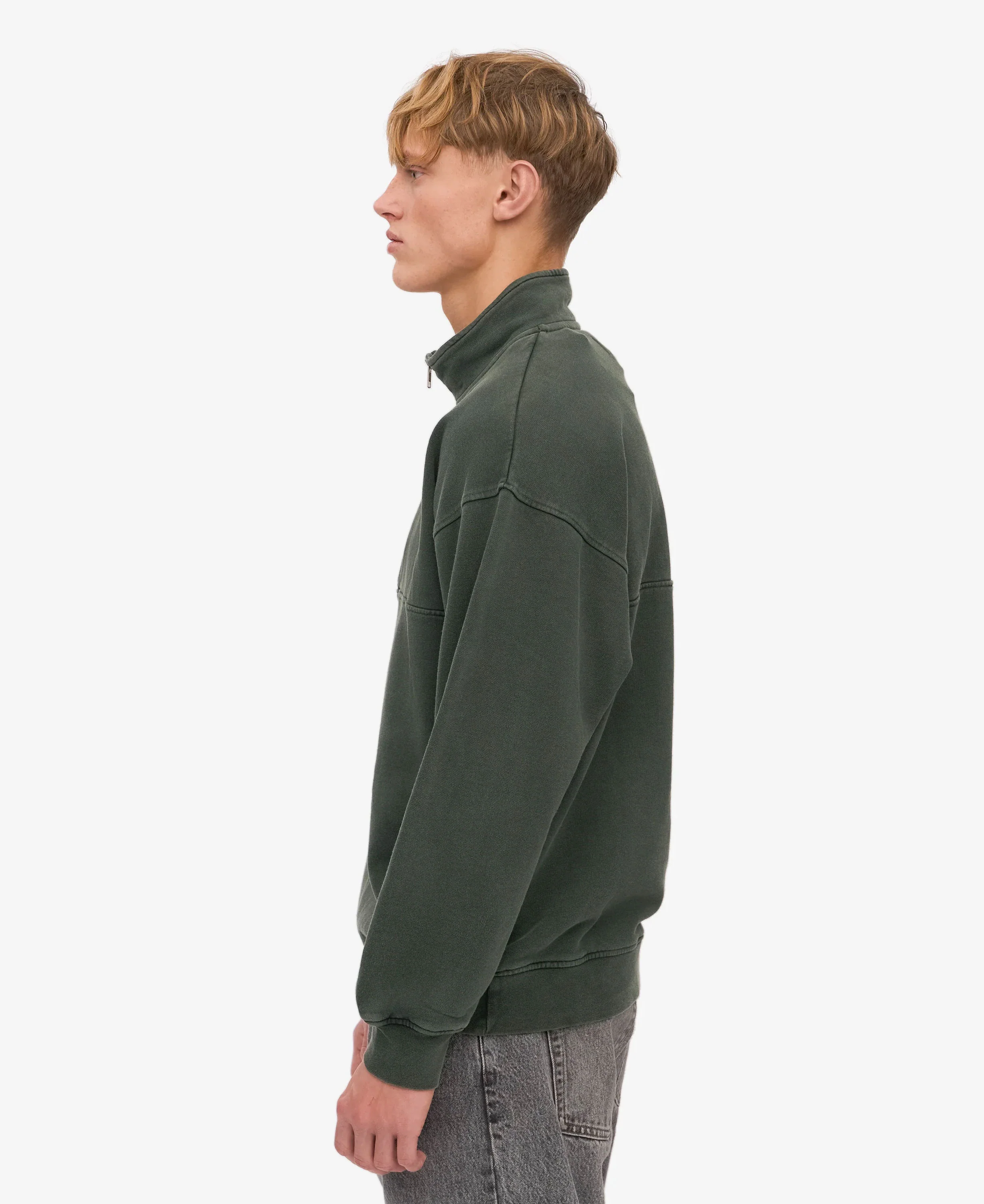 Organic Quarter Zip - Midnight Forest - Image 3