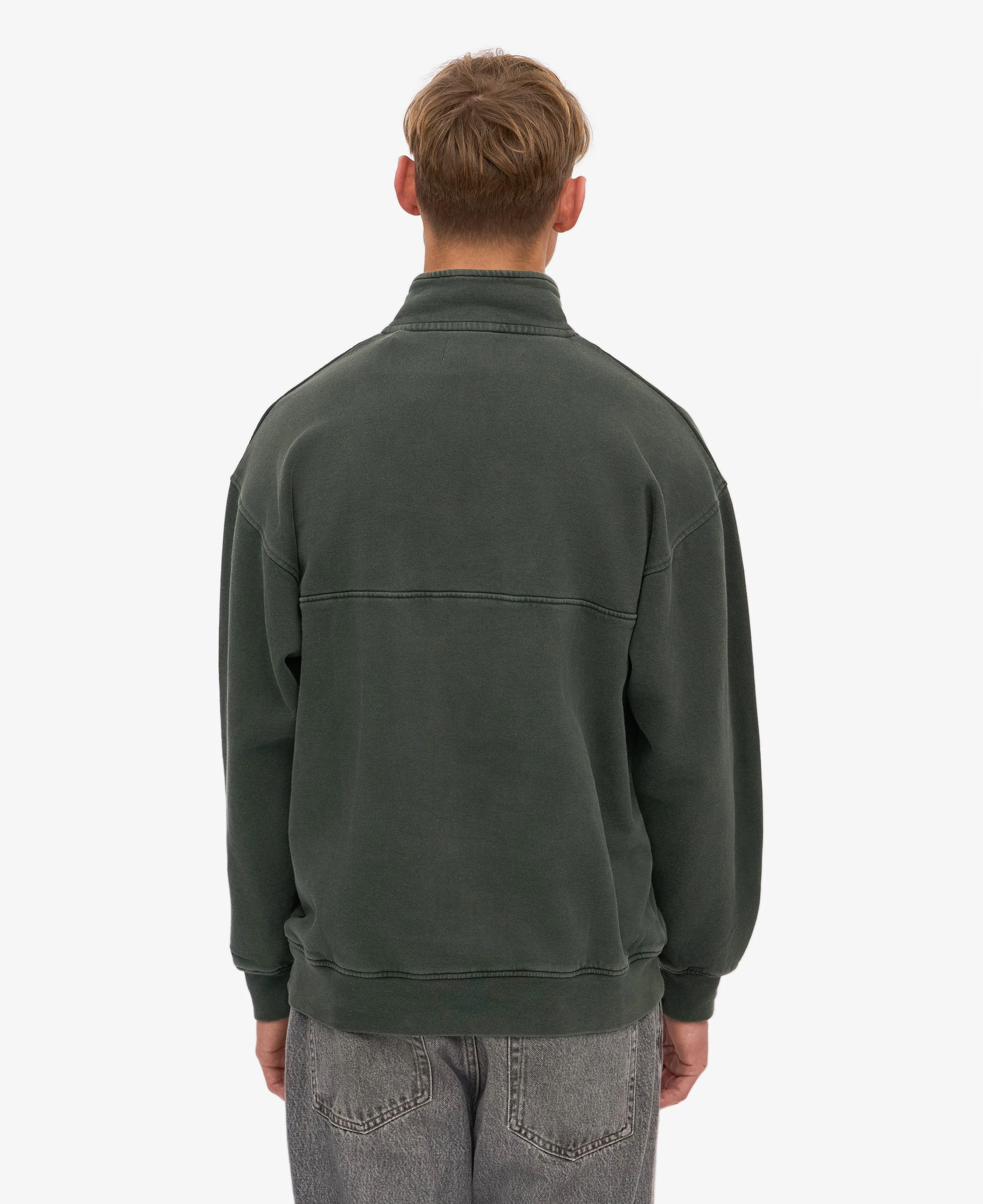 Organic Quarter Zip - Midnight Forest - Image 4