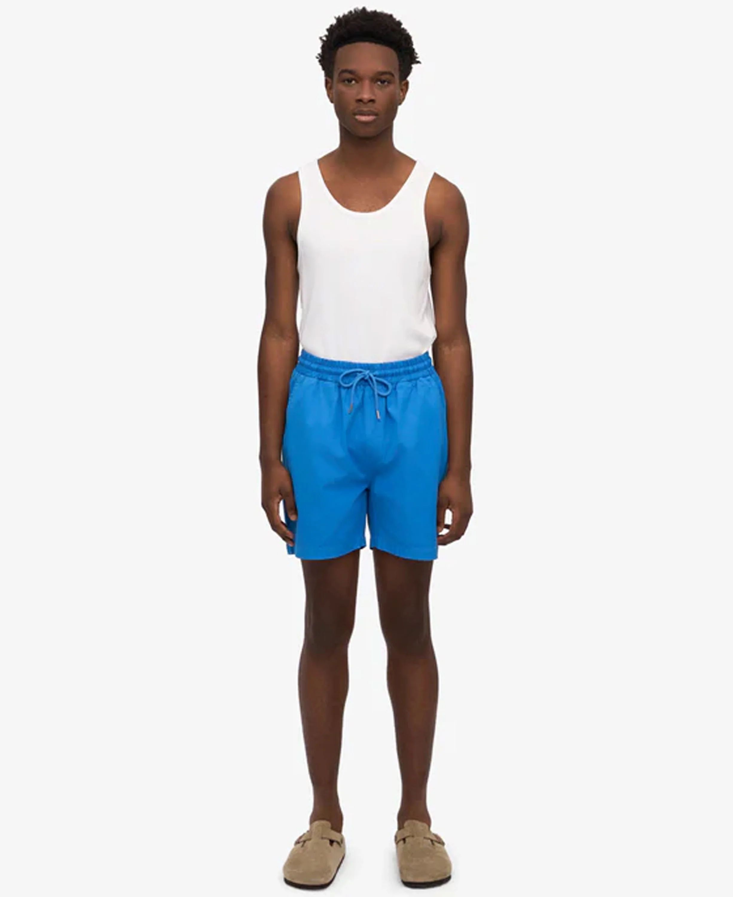 Organic Twill Shorts - Pacific Blue - Image 2