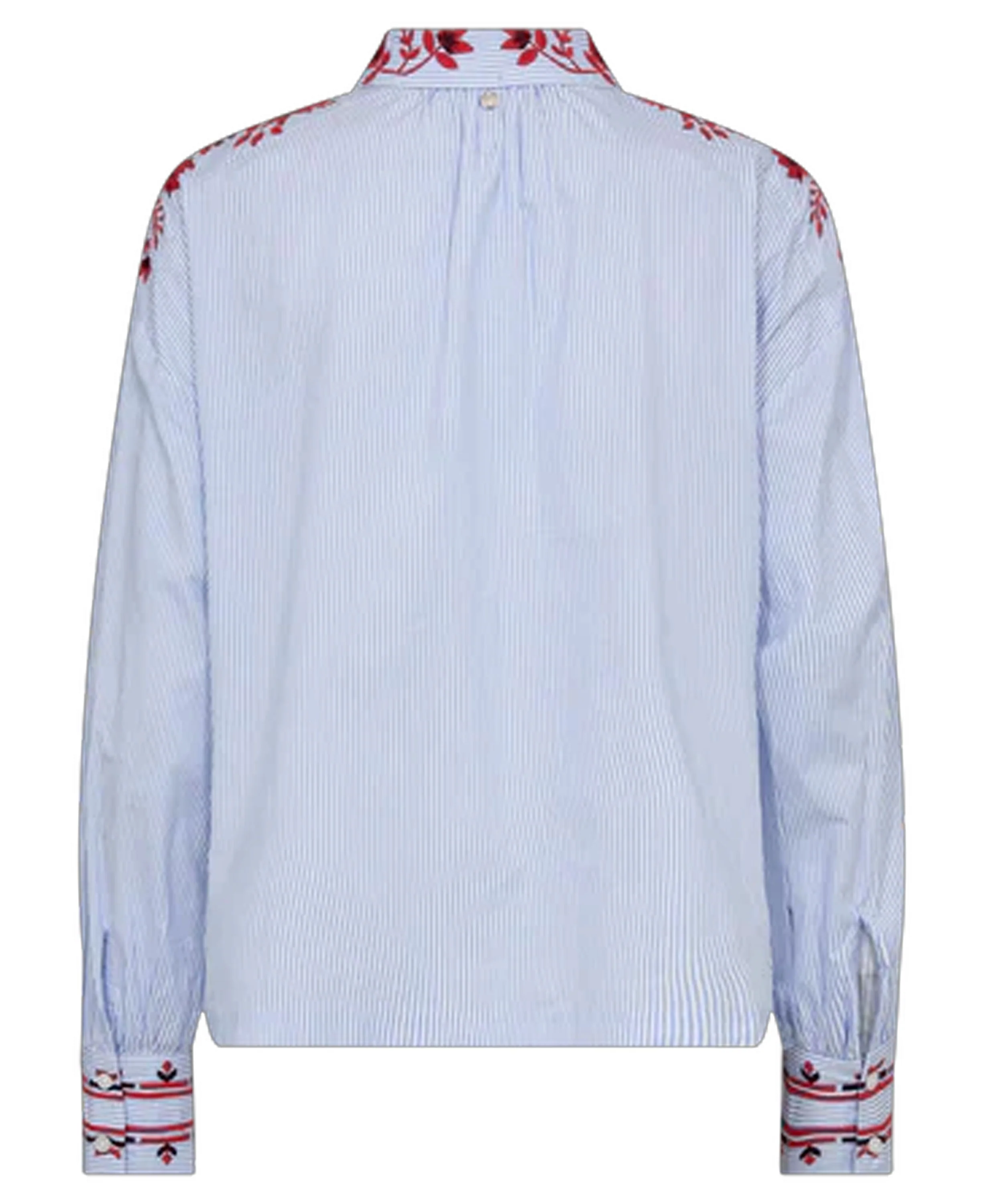 Osmo Stripey Shirt - Brunnera Blue - Image 2