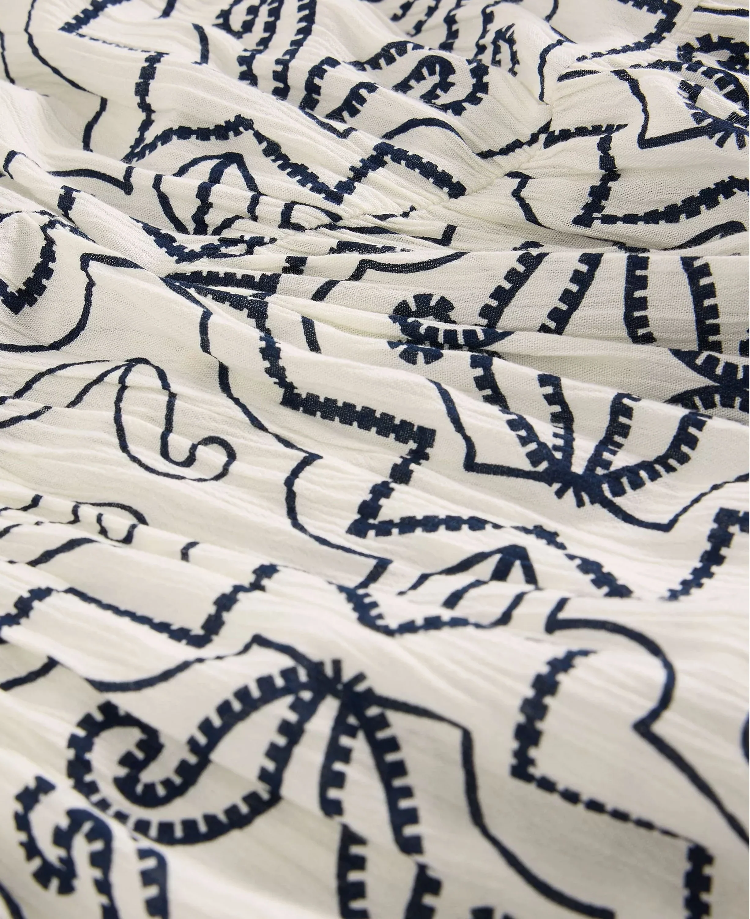 Otterley Beach Dress - Ivory Print - Image 5