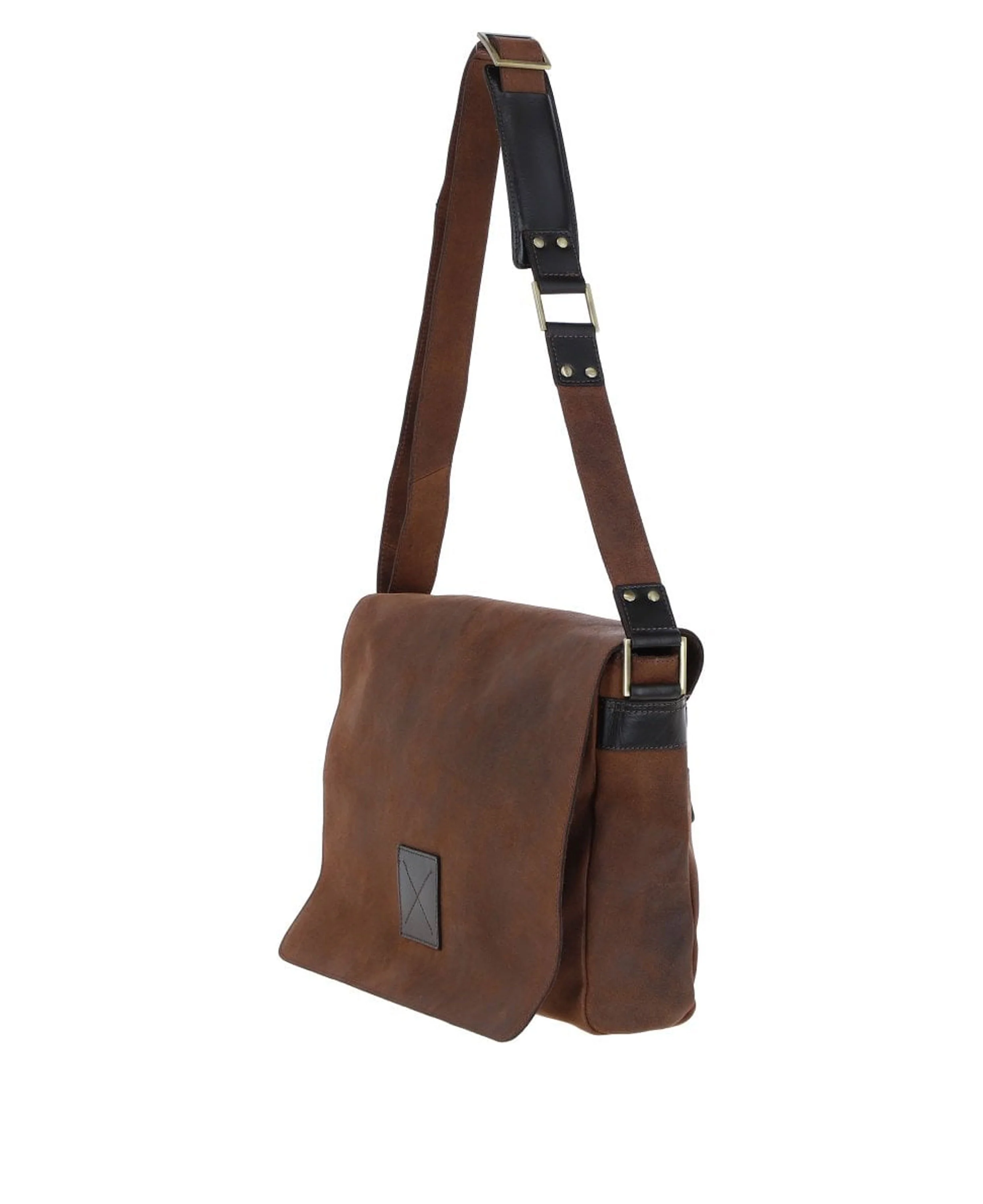 Oxford Peter Large Messenger Bag - Mud Brown - Image 3