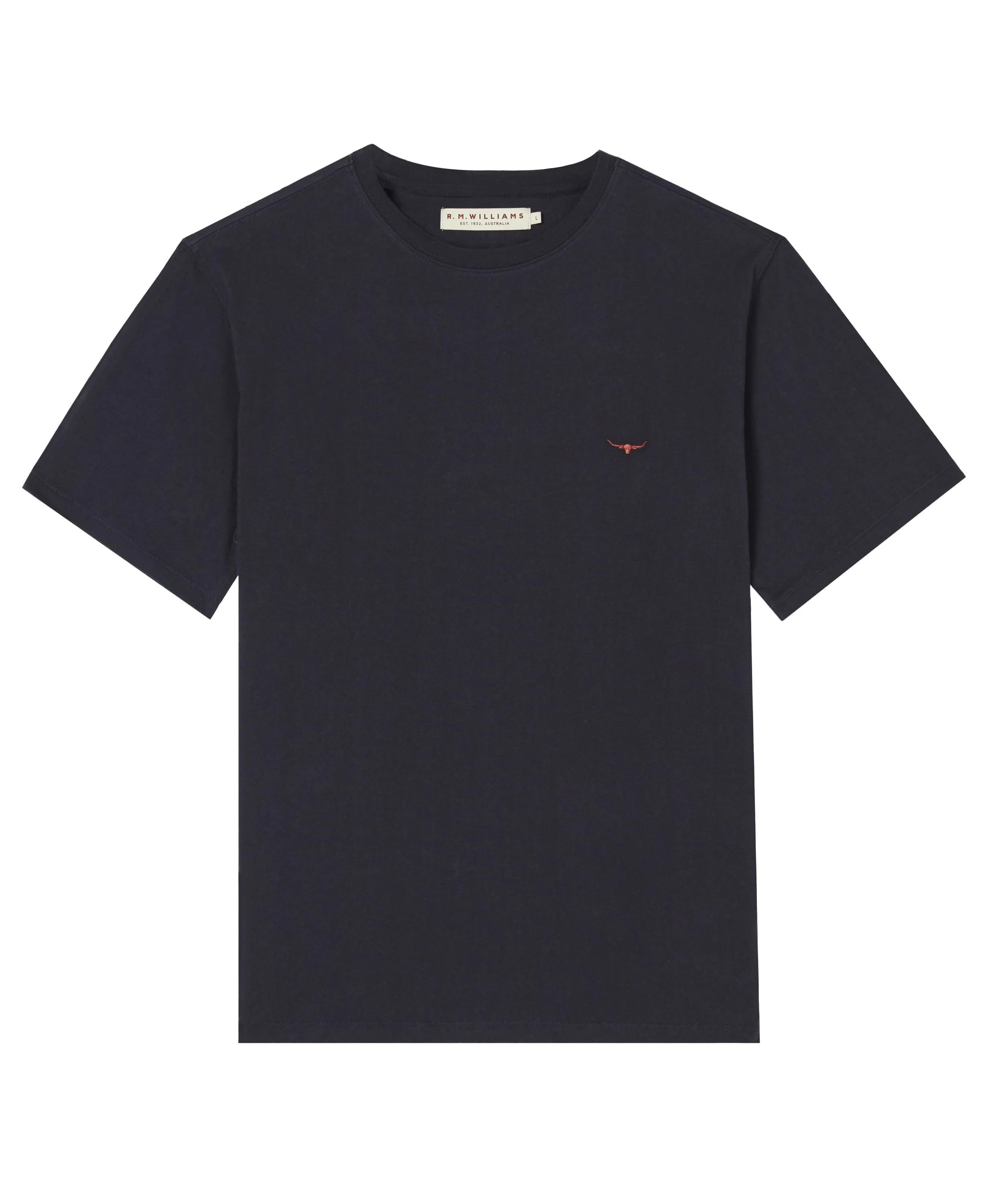 Parson T Shirt - Navy/Chestnut - Image 2