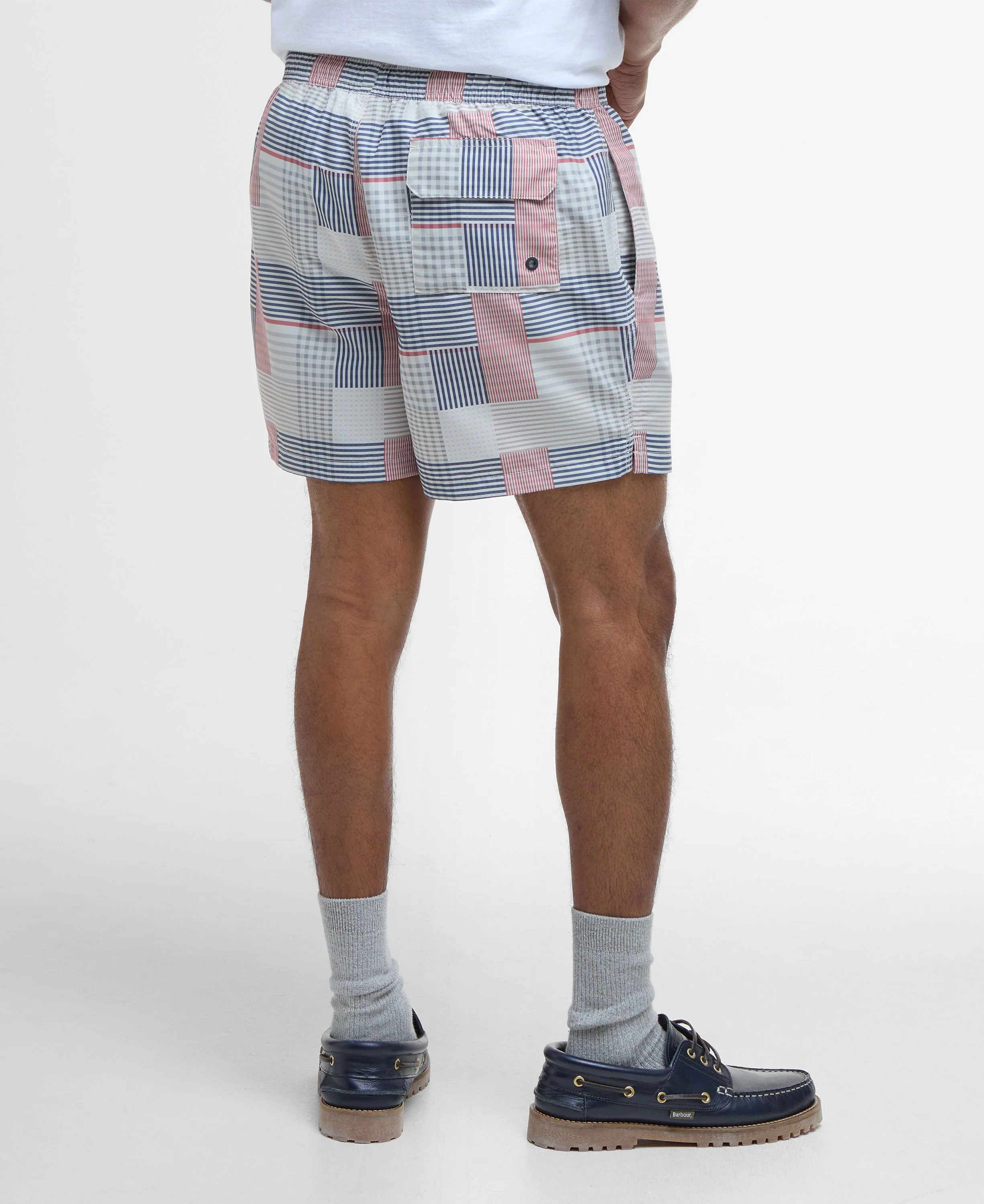 Patch Swim Shorts - Washed Stone - Image 4