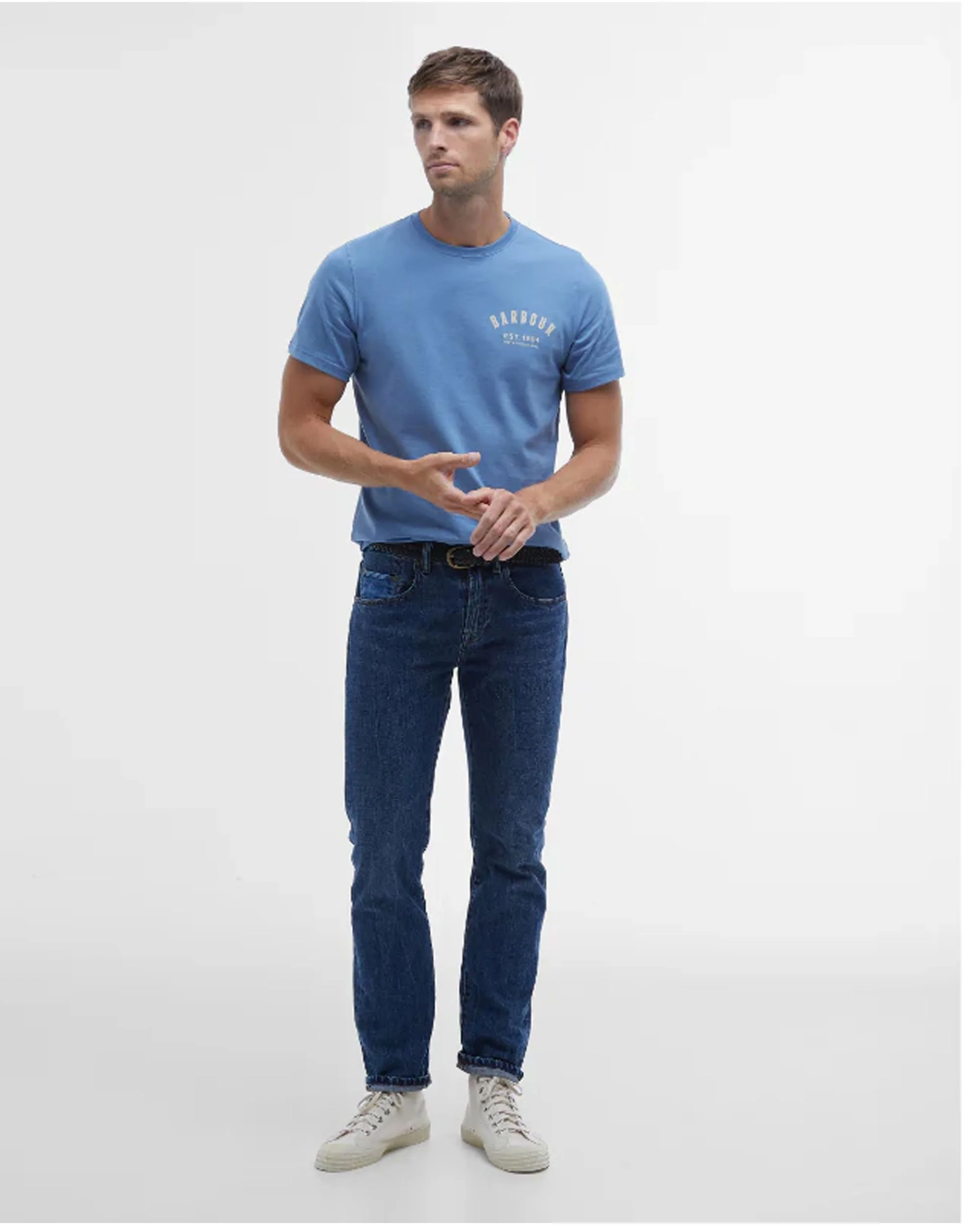 Preppy Tee - Force Blue - Image 3