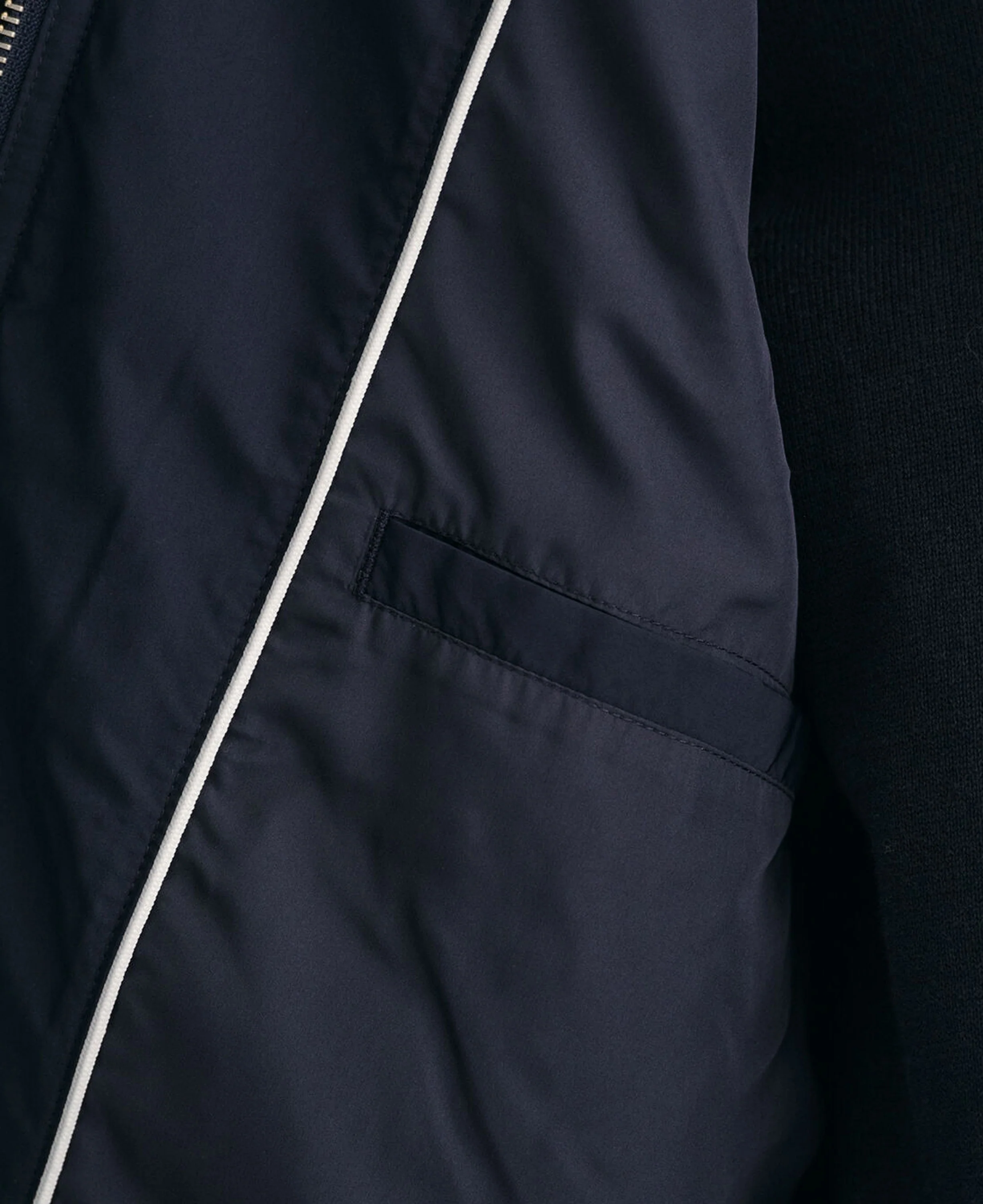 Quilted Windcheater Vest - Evening Blue - Image 5