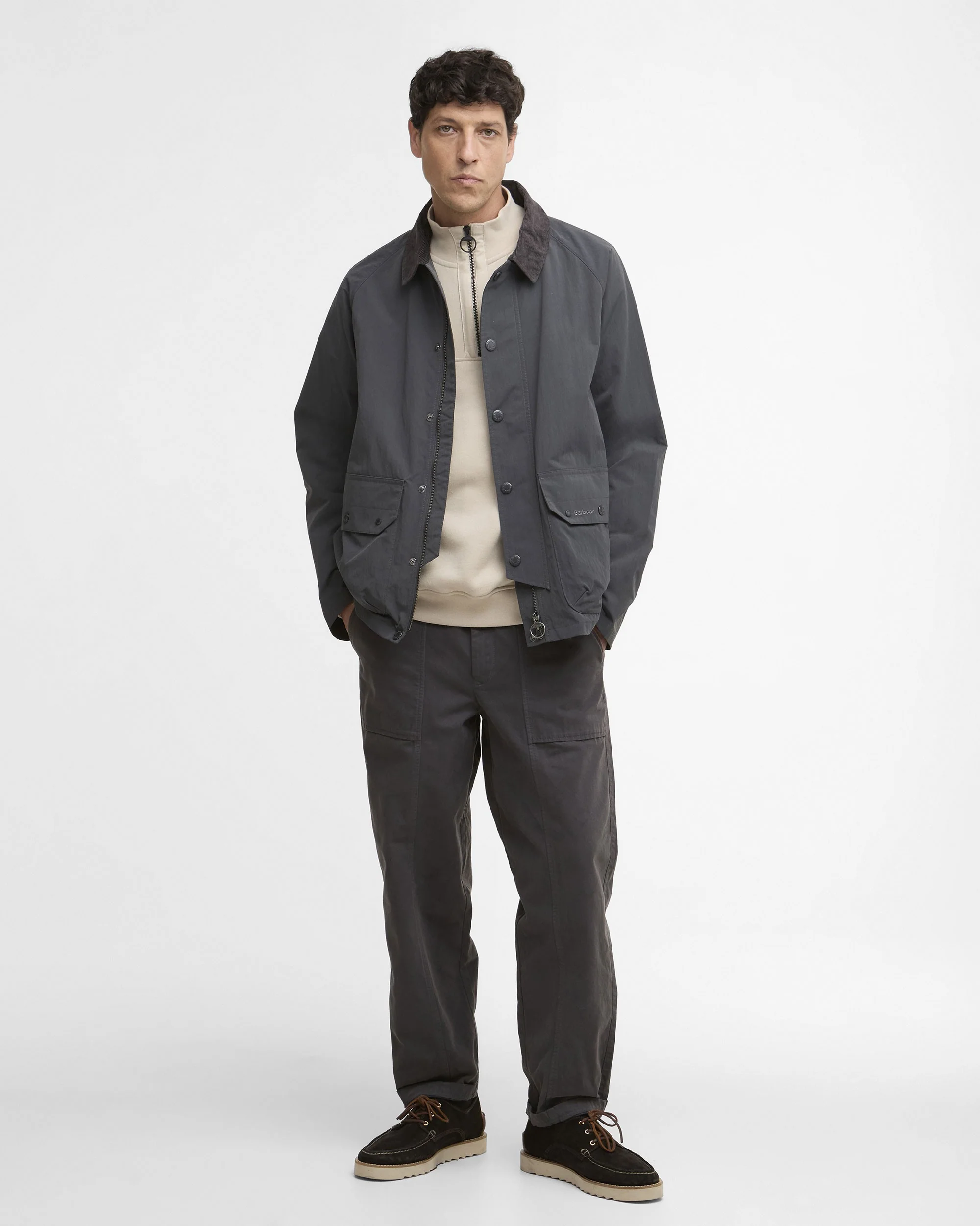 Re-Engineered Casual Chore Jacket - Asphalt - Image 3