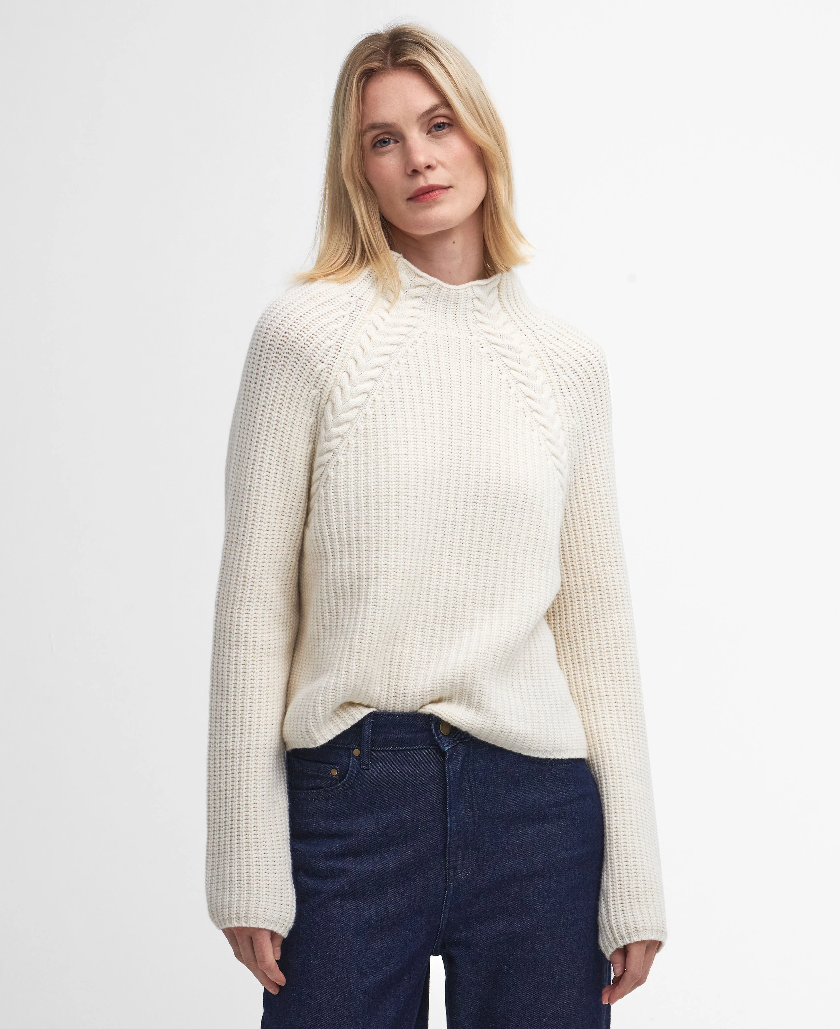 Rhonda Knitted Jumper - Cloud - Image 2