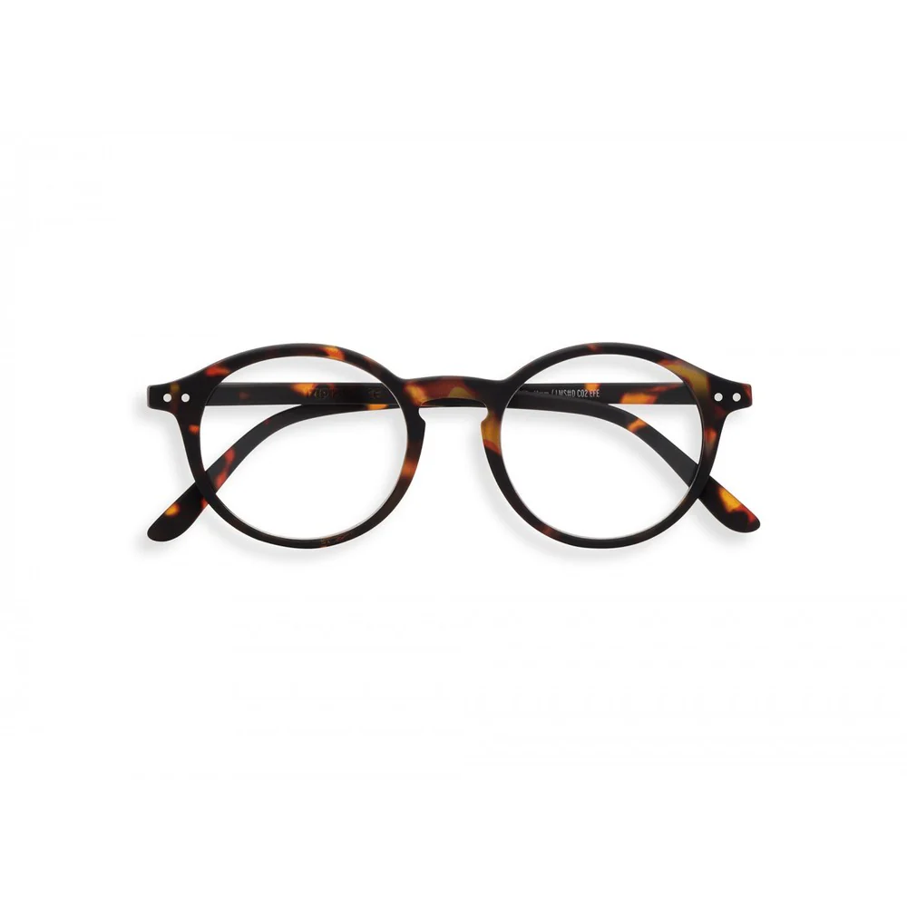 Round Reading Glasses D - Tortoise - Image 2