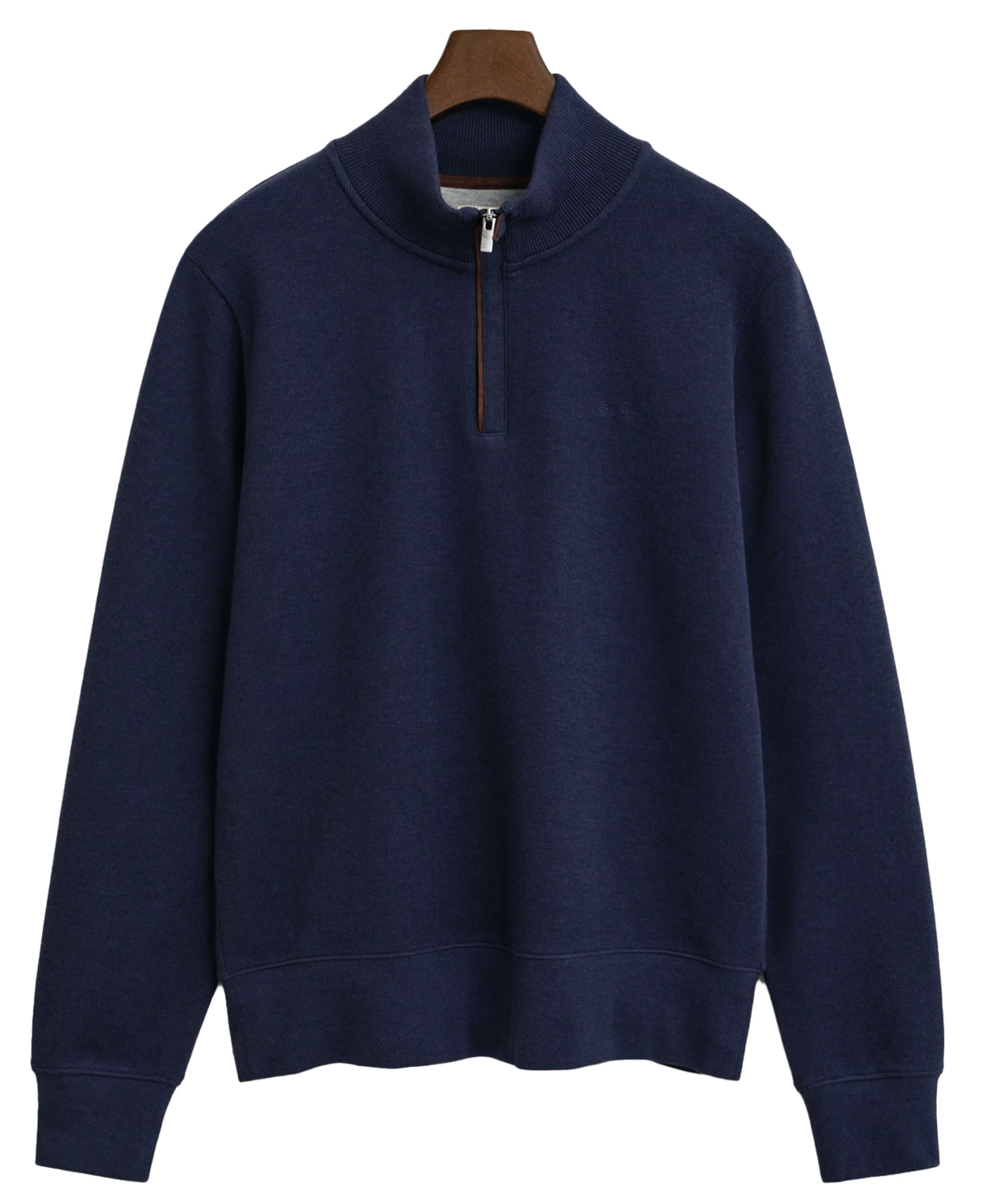 Sacker Rib Half Zip Sweatshirt - Persian Blue