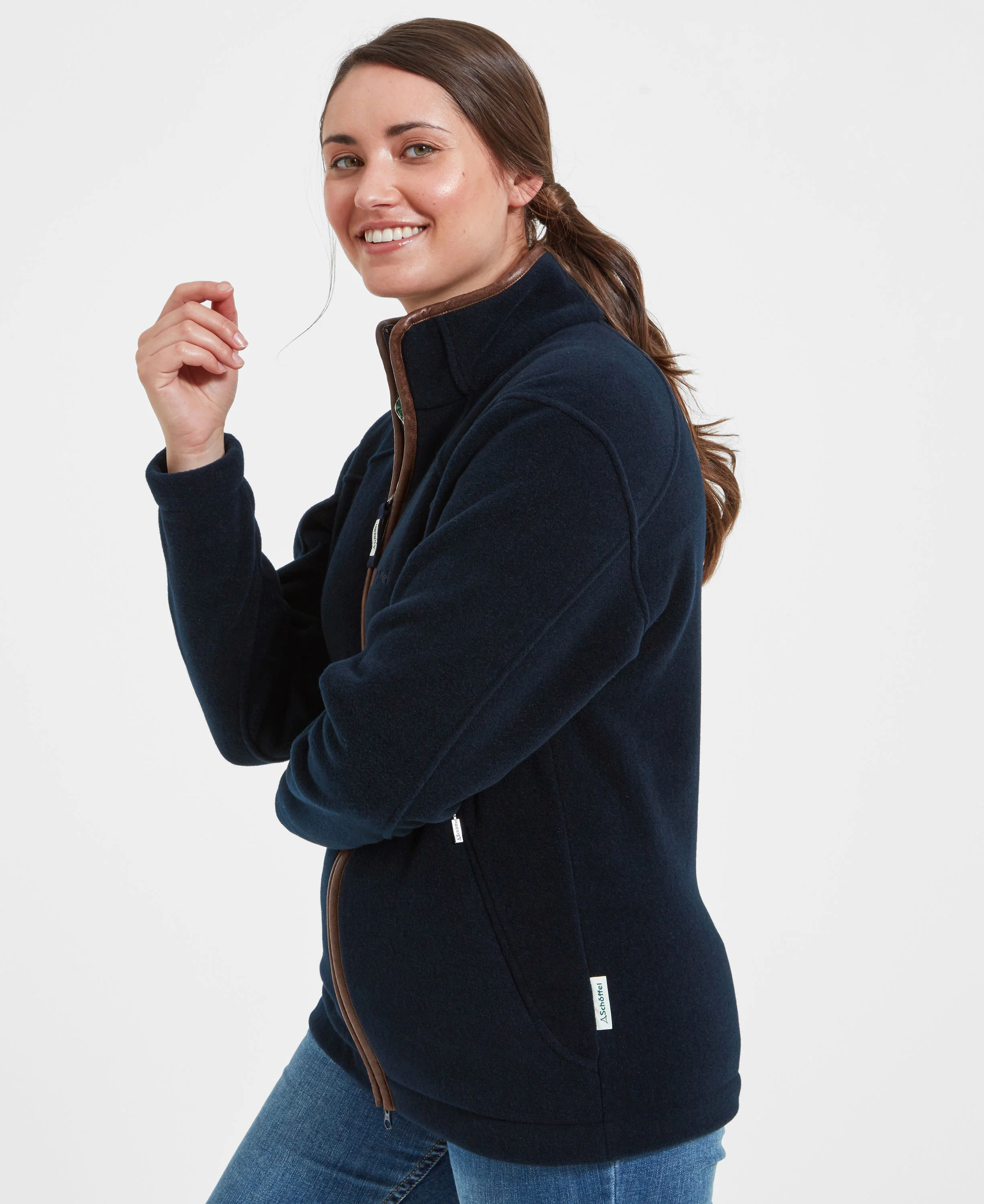 Burley II Fleece Jacket - Navy - Image 2