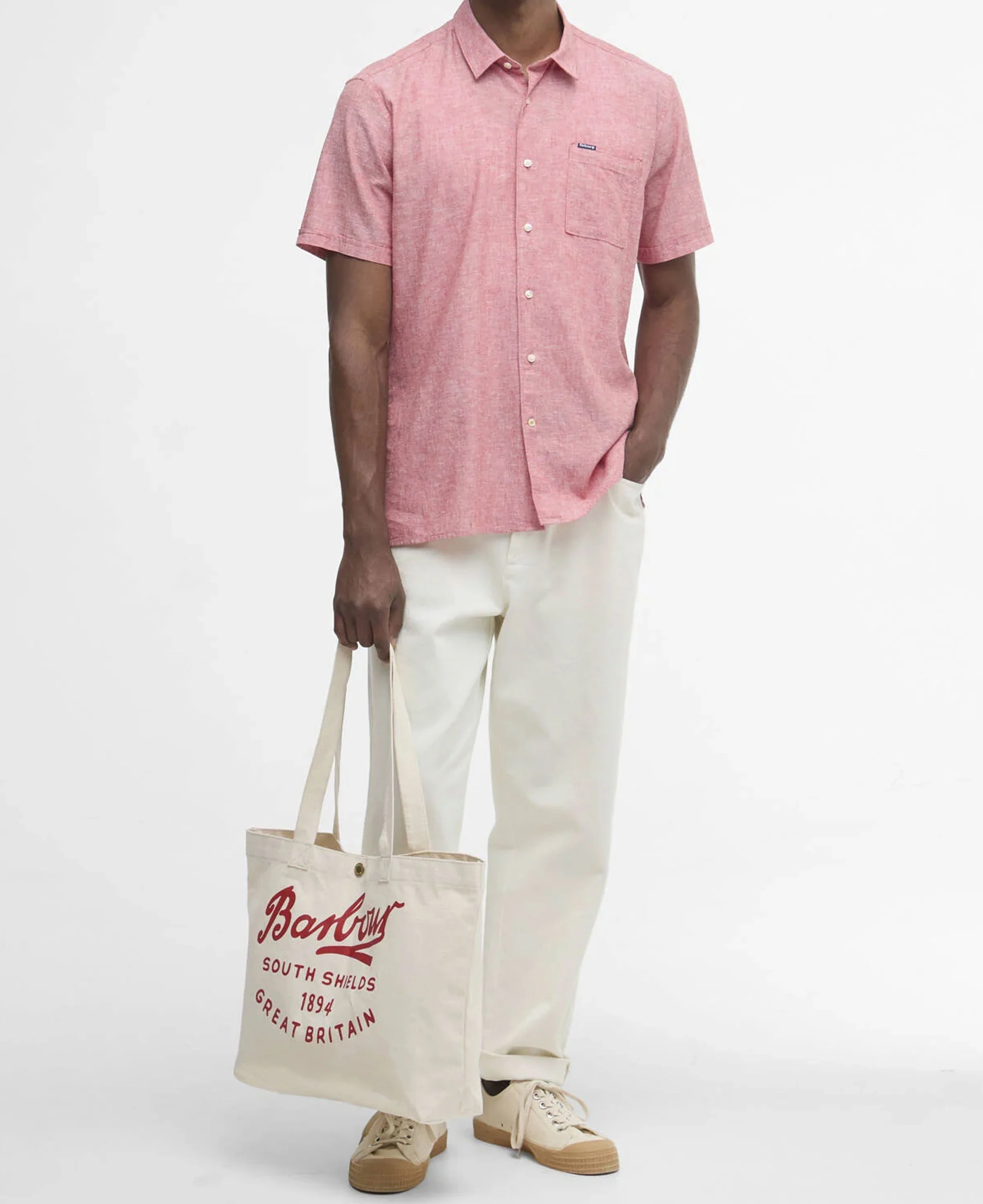 Script Tote Bag - Red Logo - Image 3