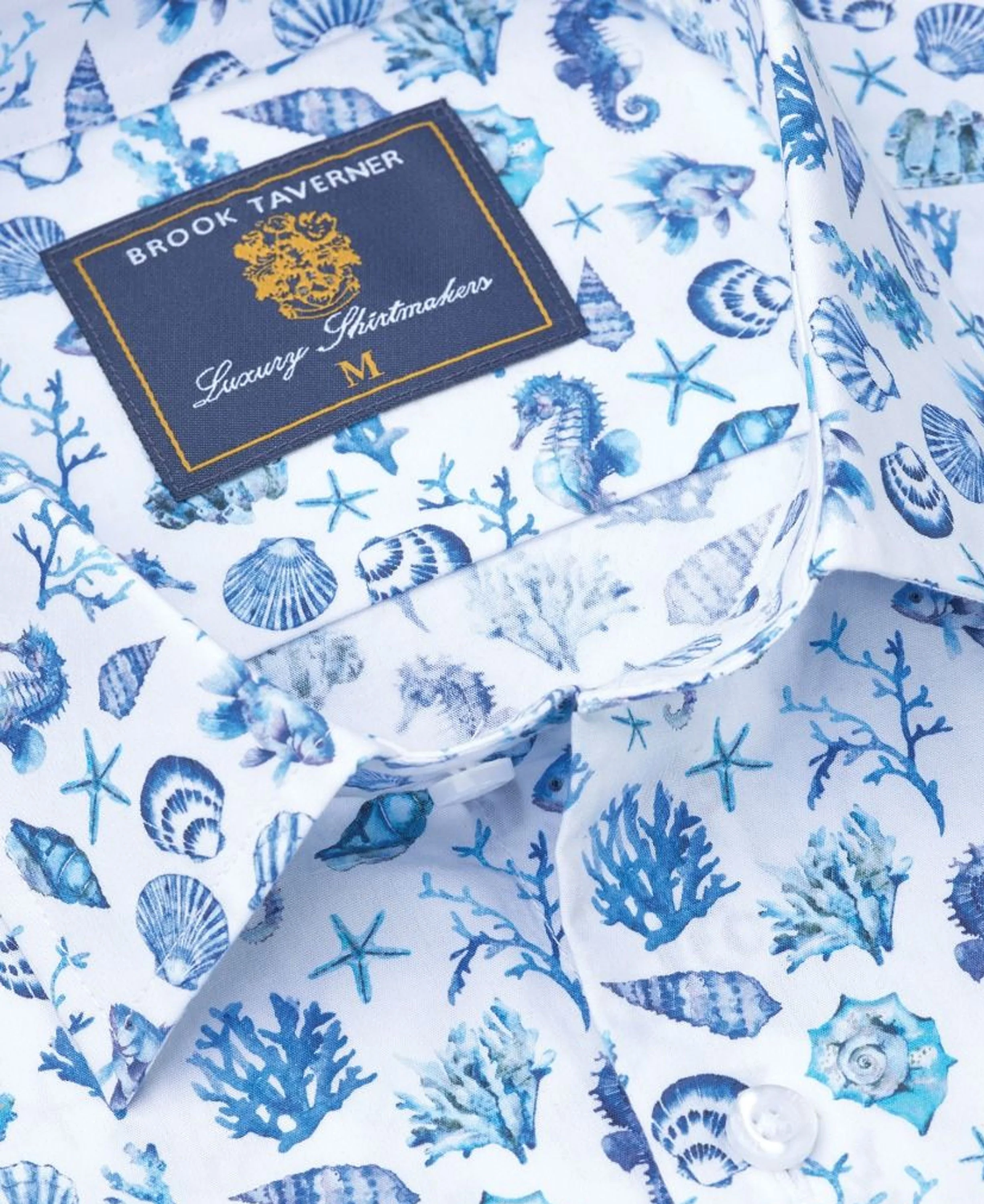 Sealife Print Shirt - Blue - Image 2