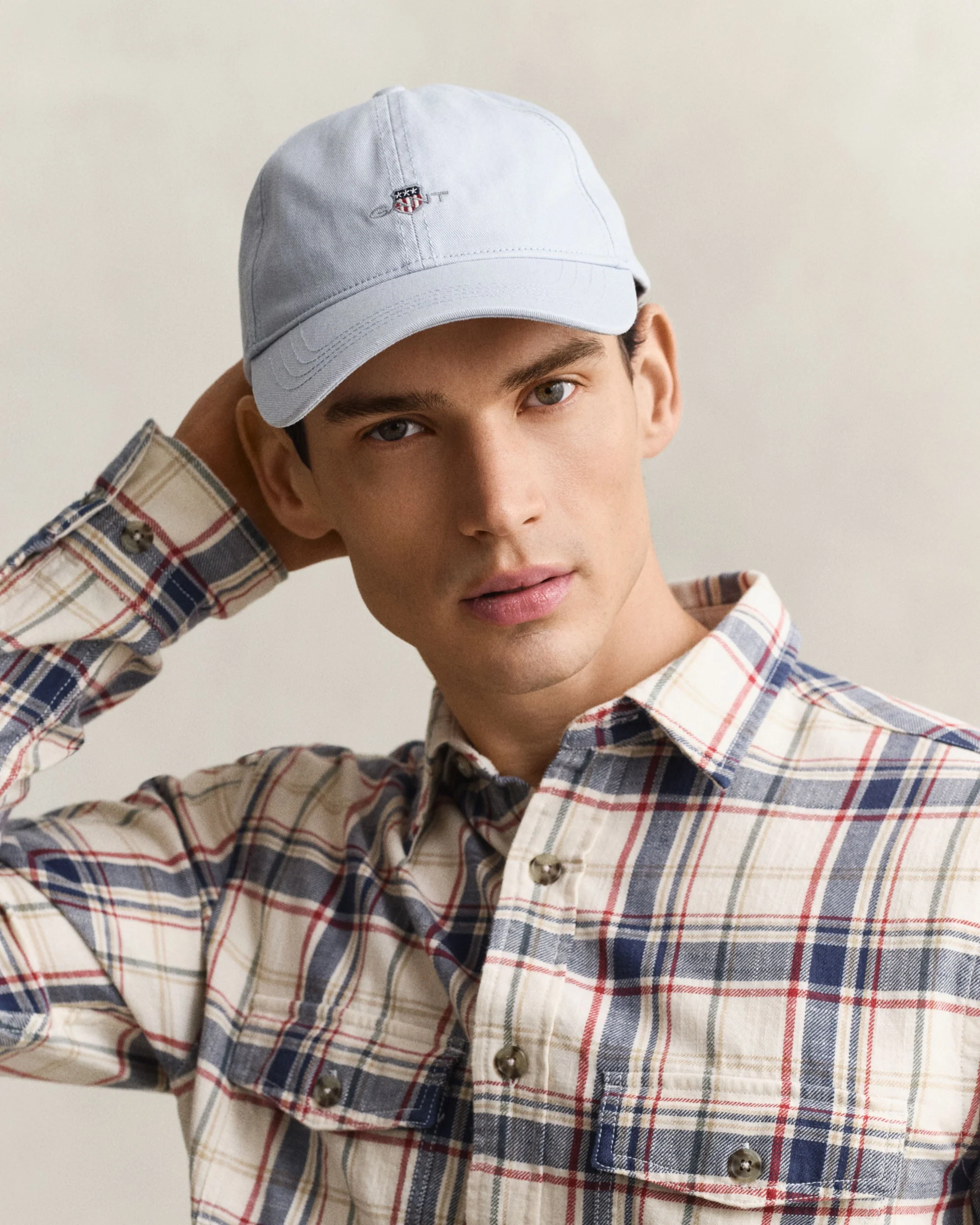 Shield Cotton Twill Cap - Muted Blue - Image 2