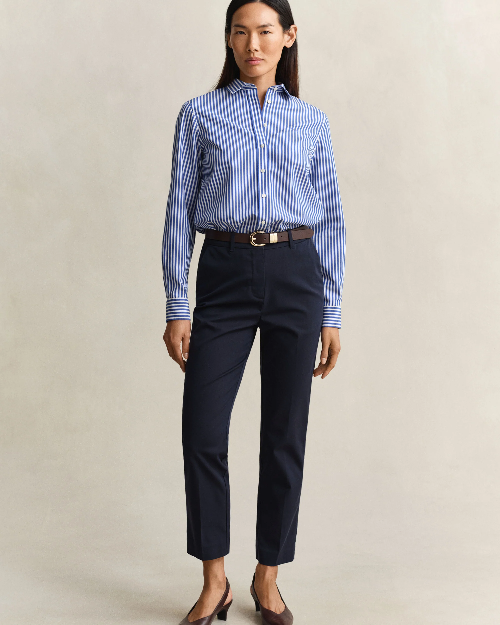Slim Fit Slacks - Evening Blue - Image 2