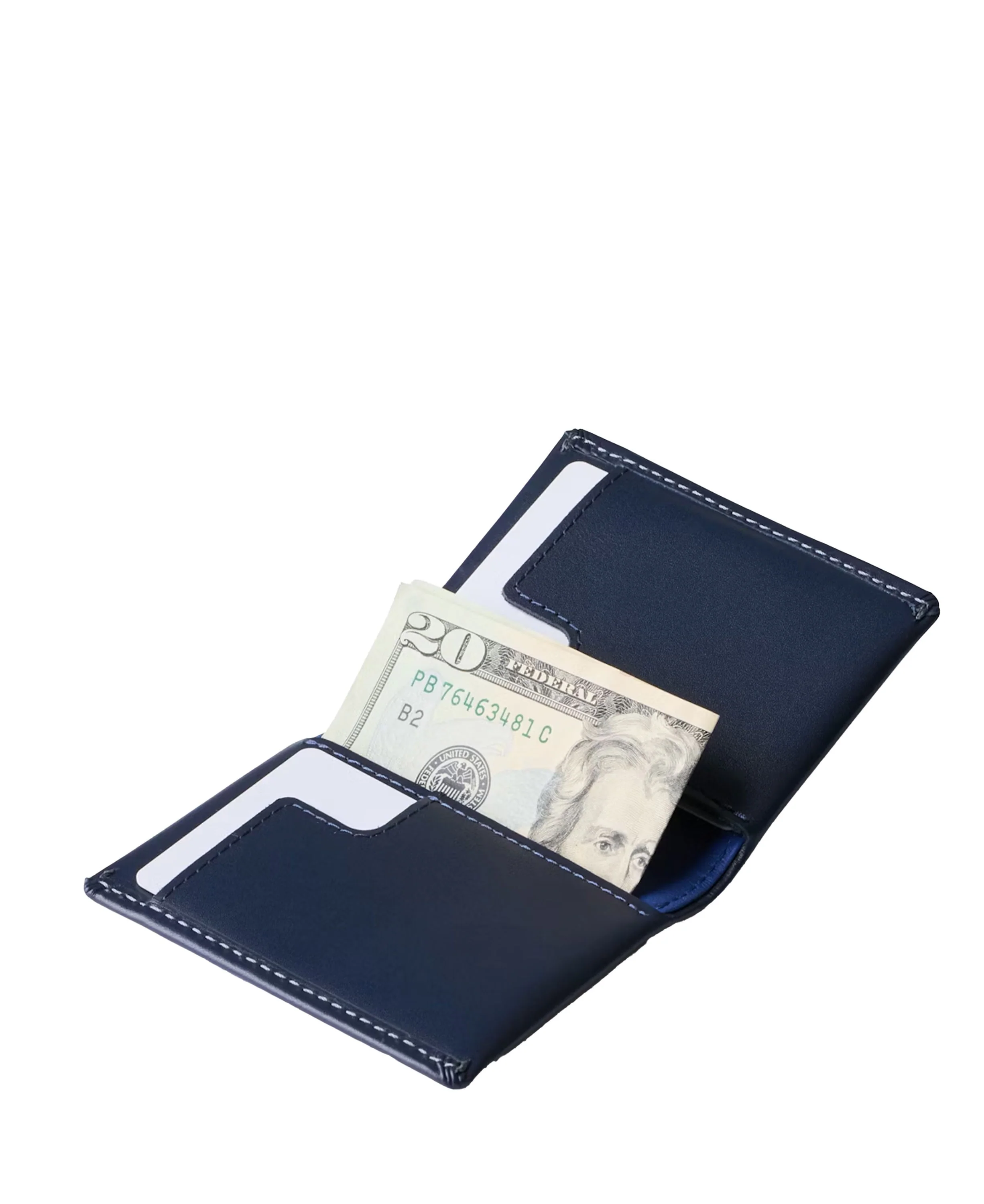 Slim Sleeve Wallet - Navy - Image 5