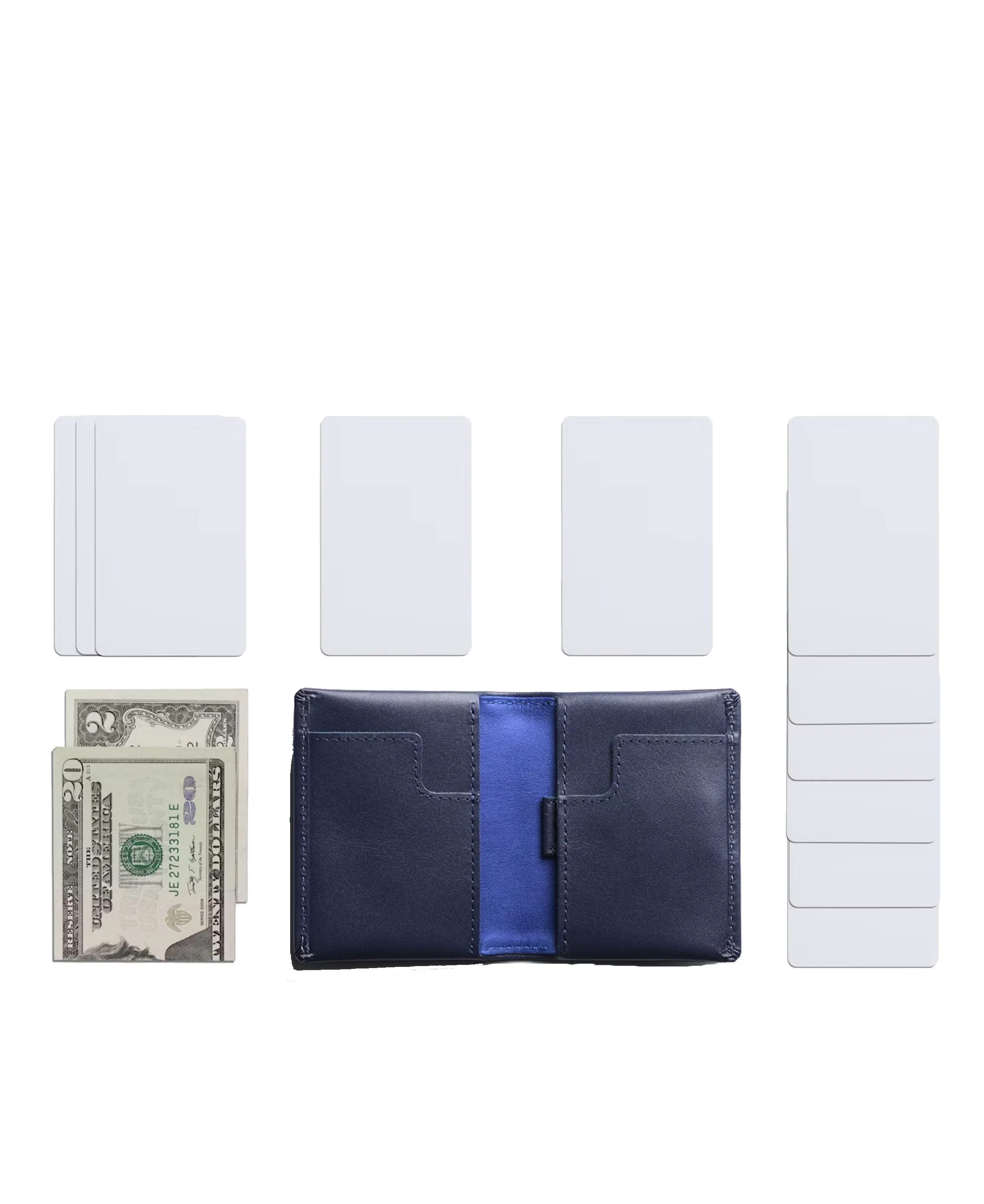Slim Sleeve Wallet - Navy - Image 6