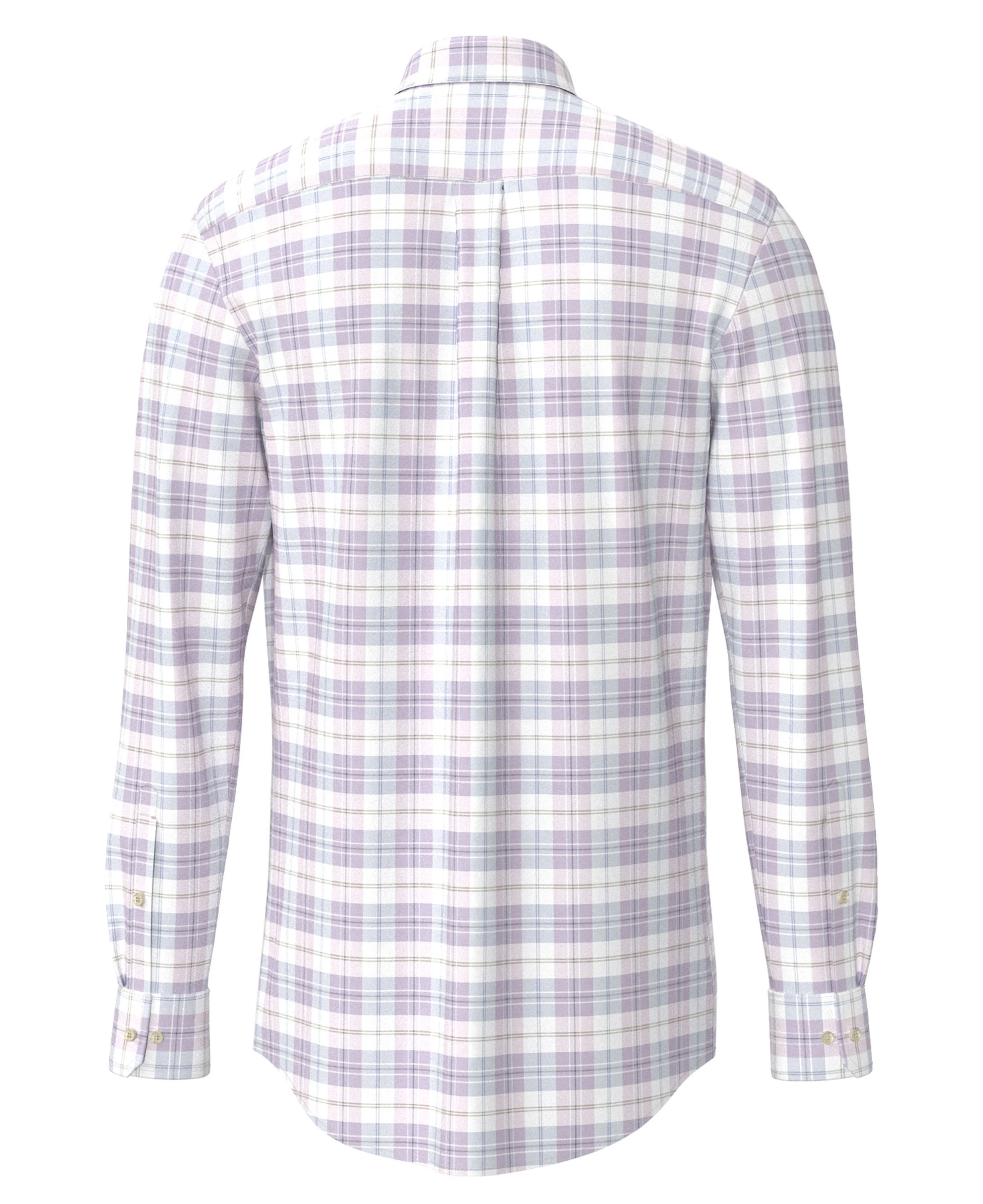 Slub Check Button down 1/1 - Magnolia - Image 2