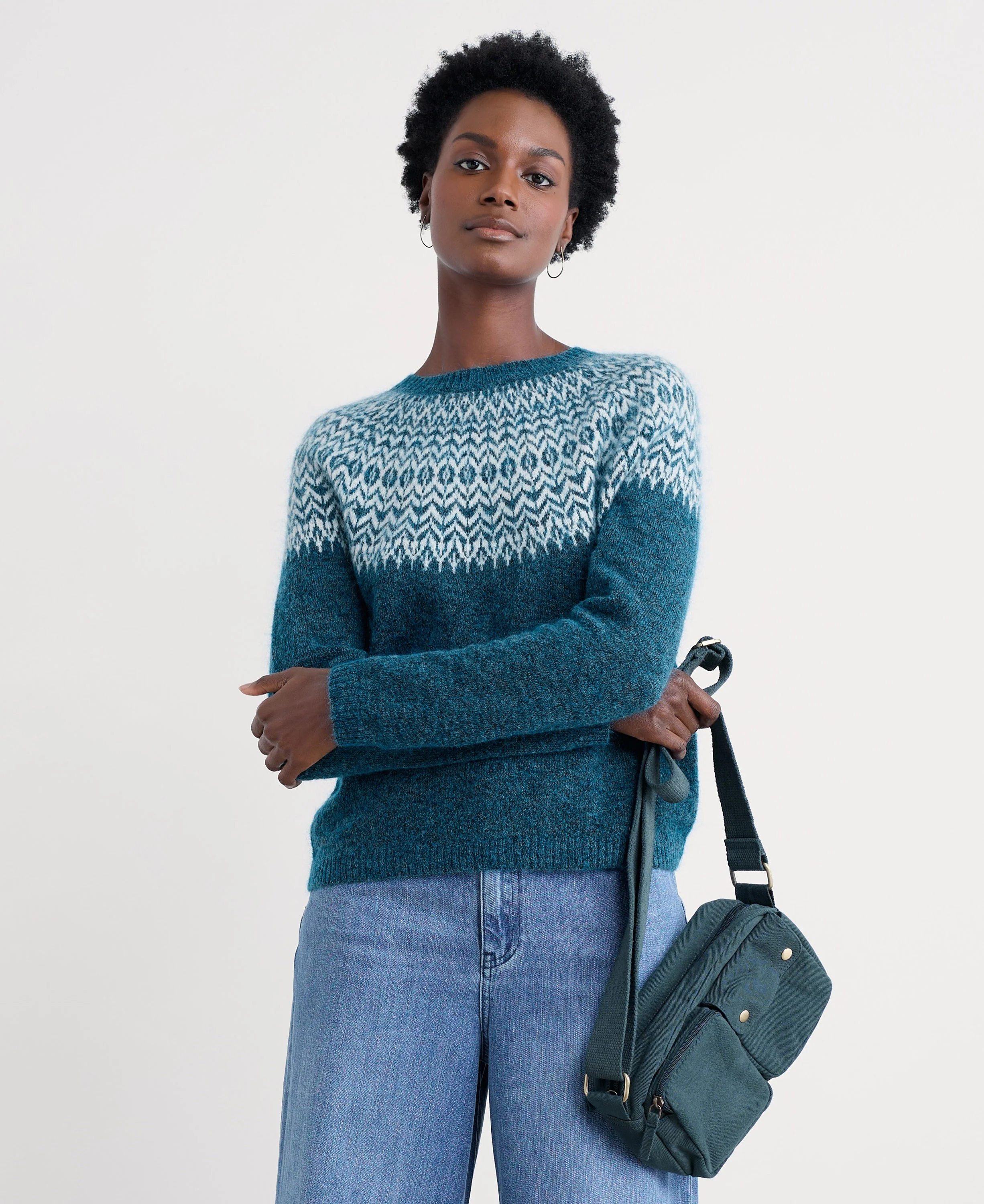Spruce Frost Jumper Mohair - Hellebore Shore Limestone - Image 2