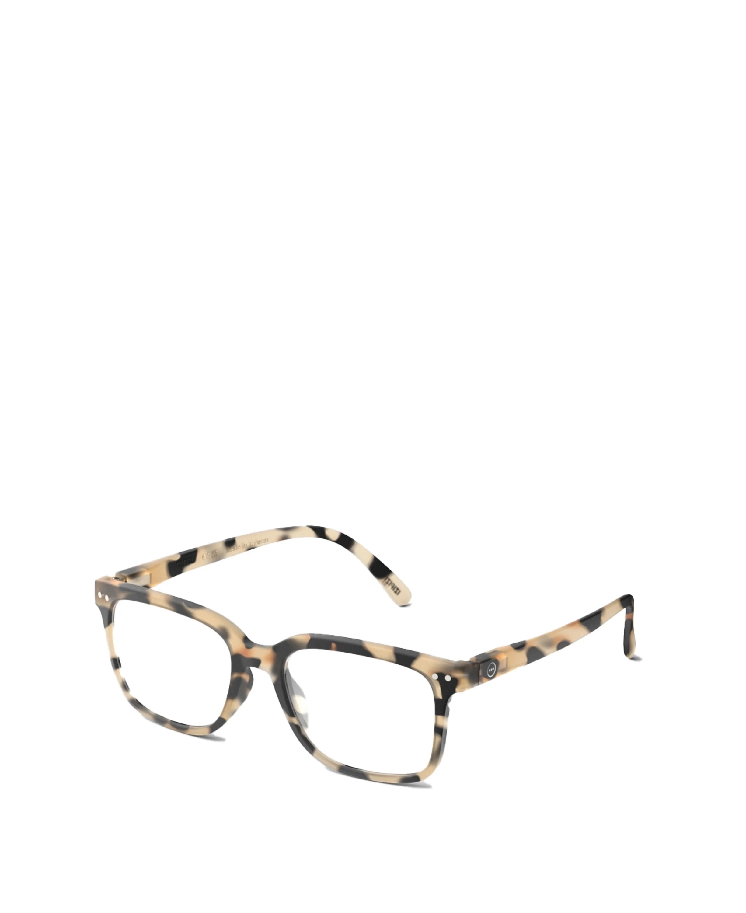 Square Reading Glasses E - Blue Tortoise - Image 2