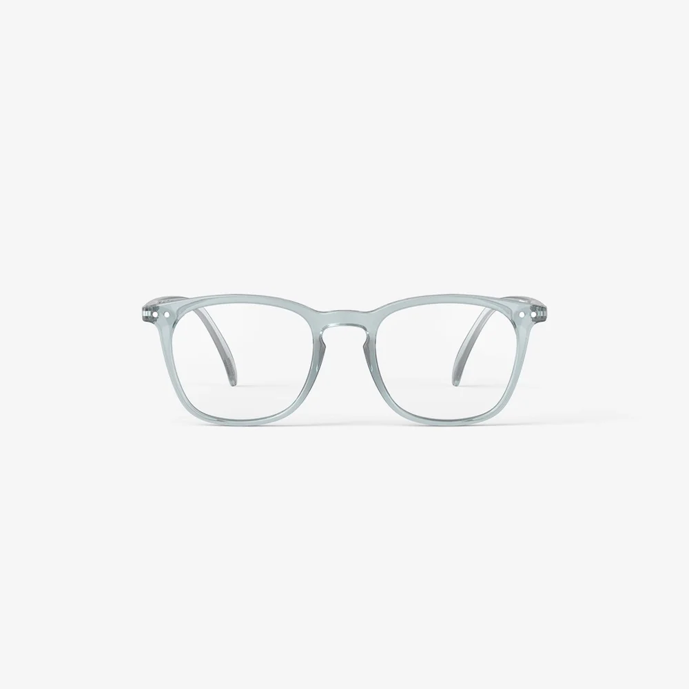 Square Reading Glasses E - Frozen Blue
