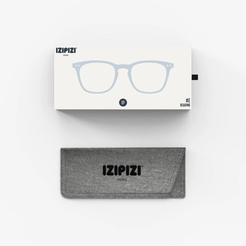 Square Reading Glasses E - Frozen Blue - Image 5