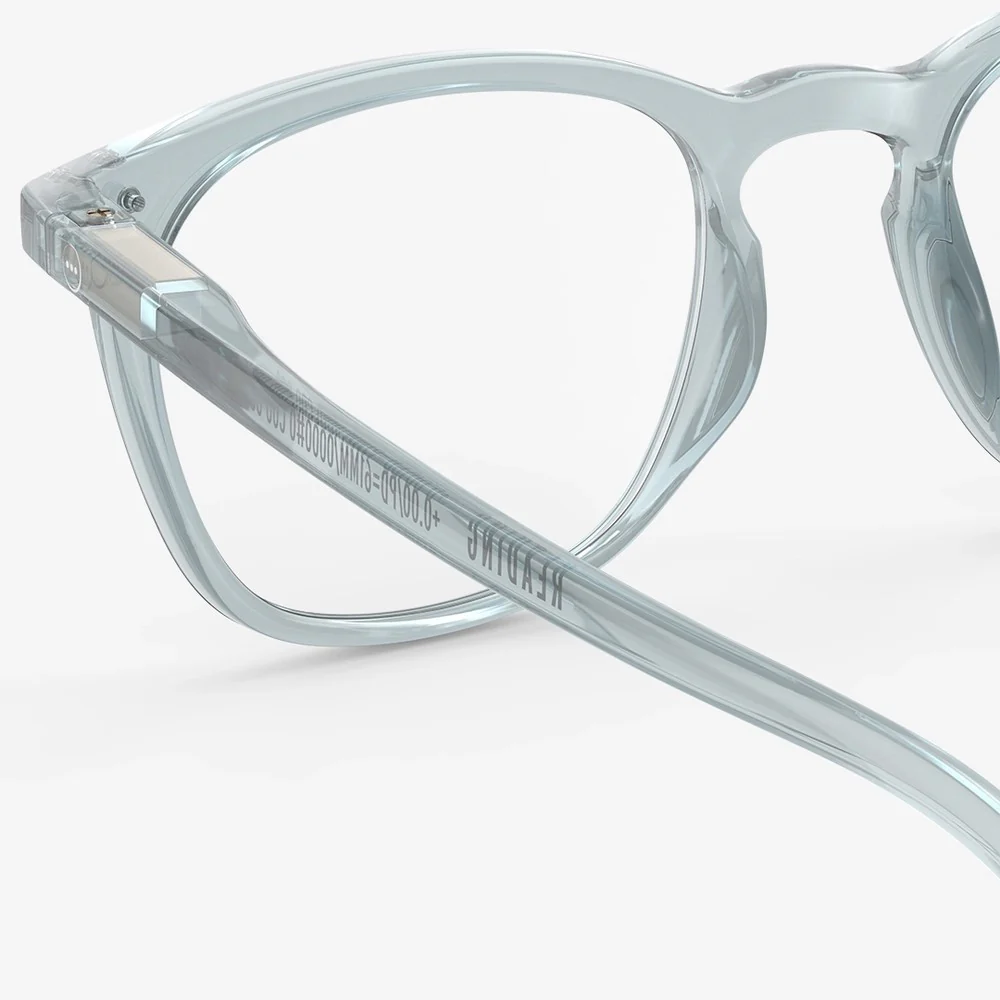 Square Reading Glasses E - Frozen Blue - Image 9