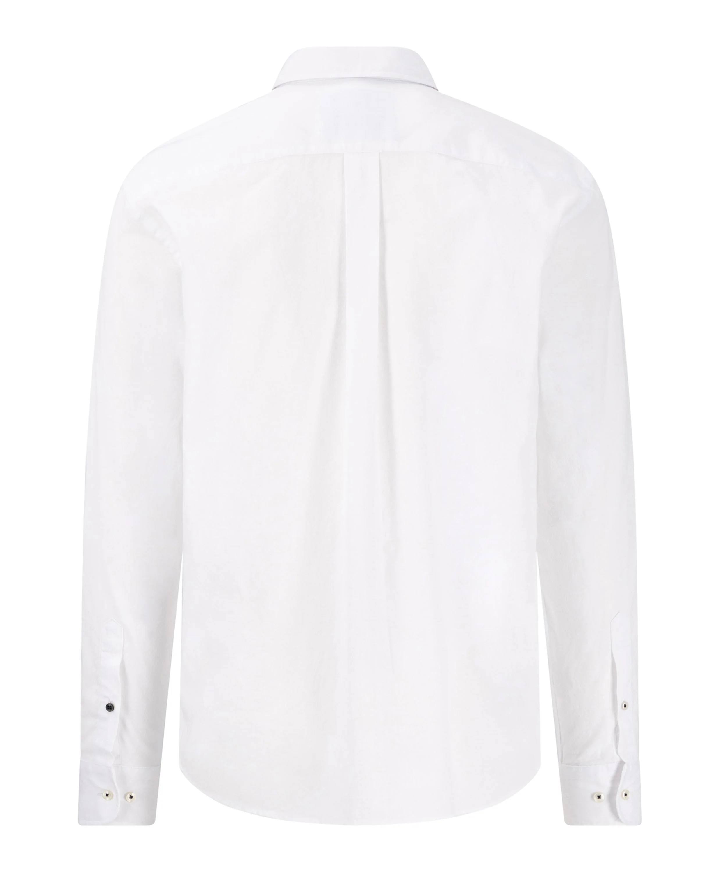 Long Sleeve Structure Shirt - White - Image 2