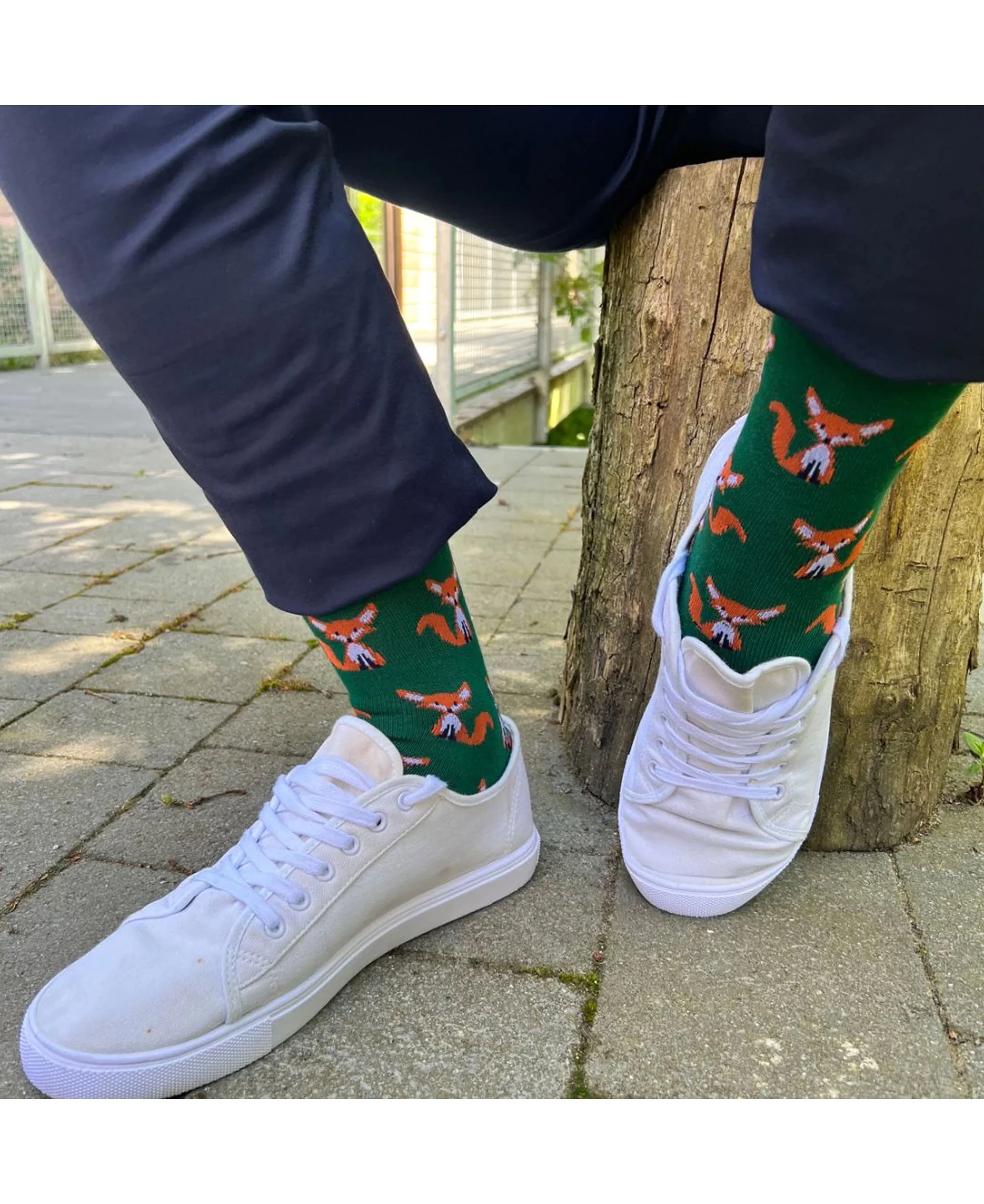 Patterned Socks - Mr Fox - Image 2