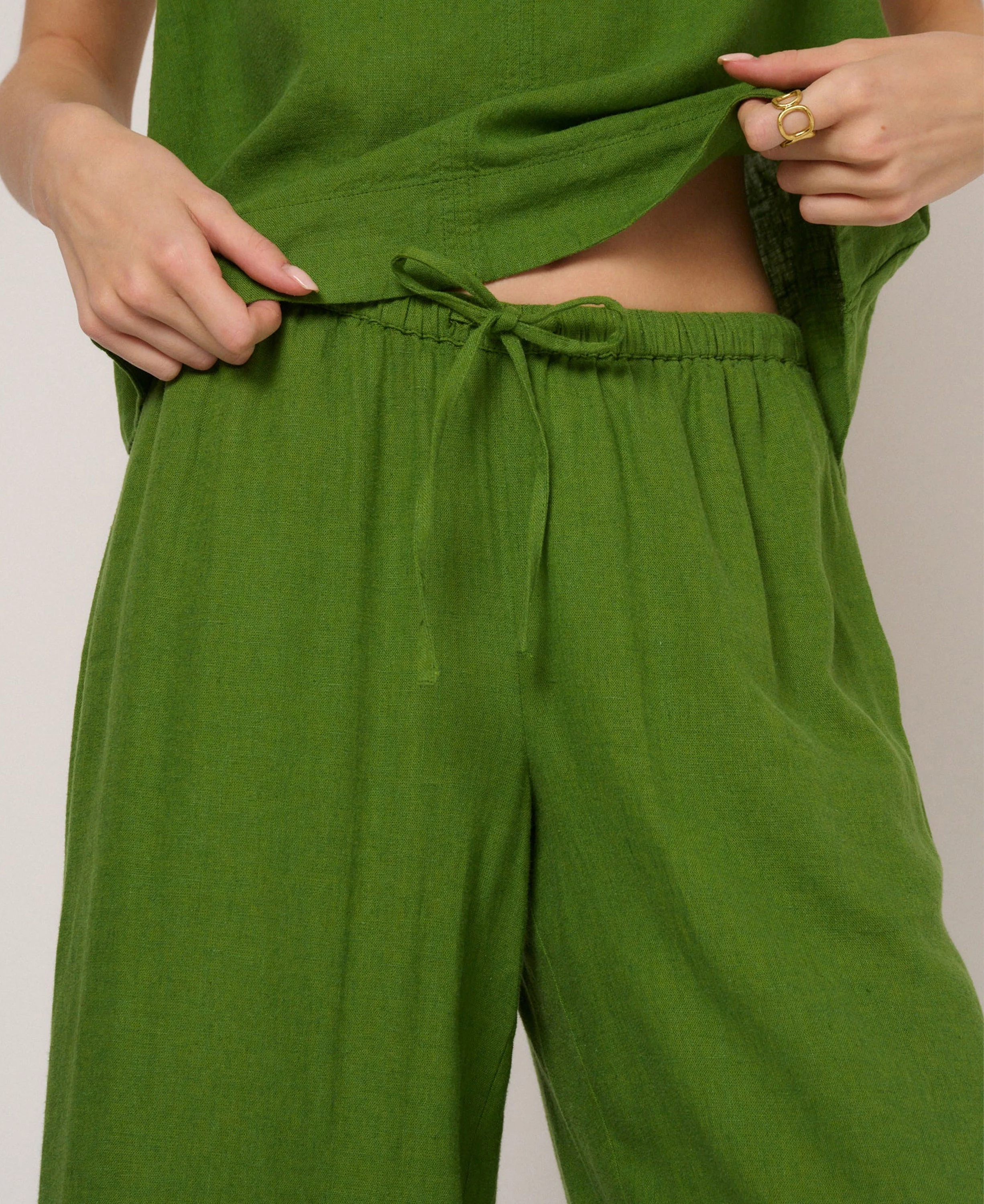 Tadlow Trousers - Green - Image 2