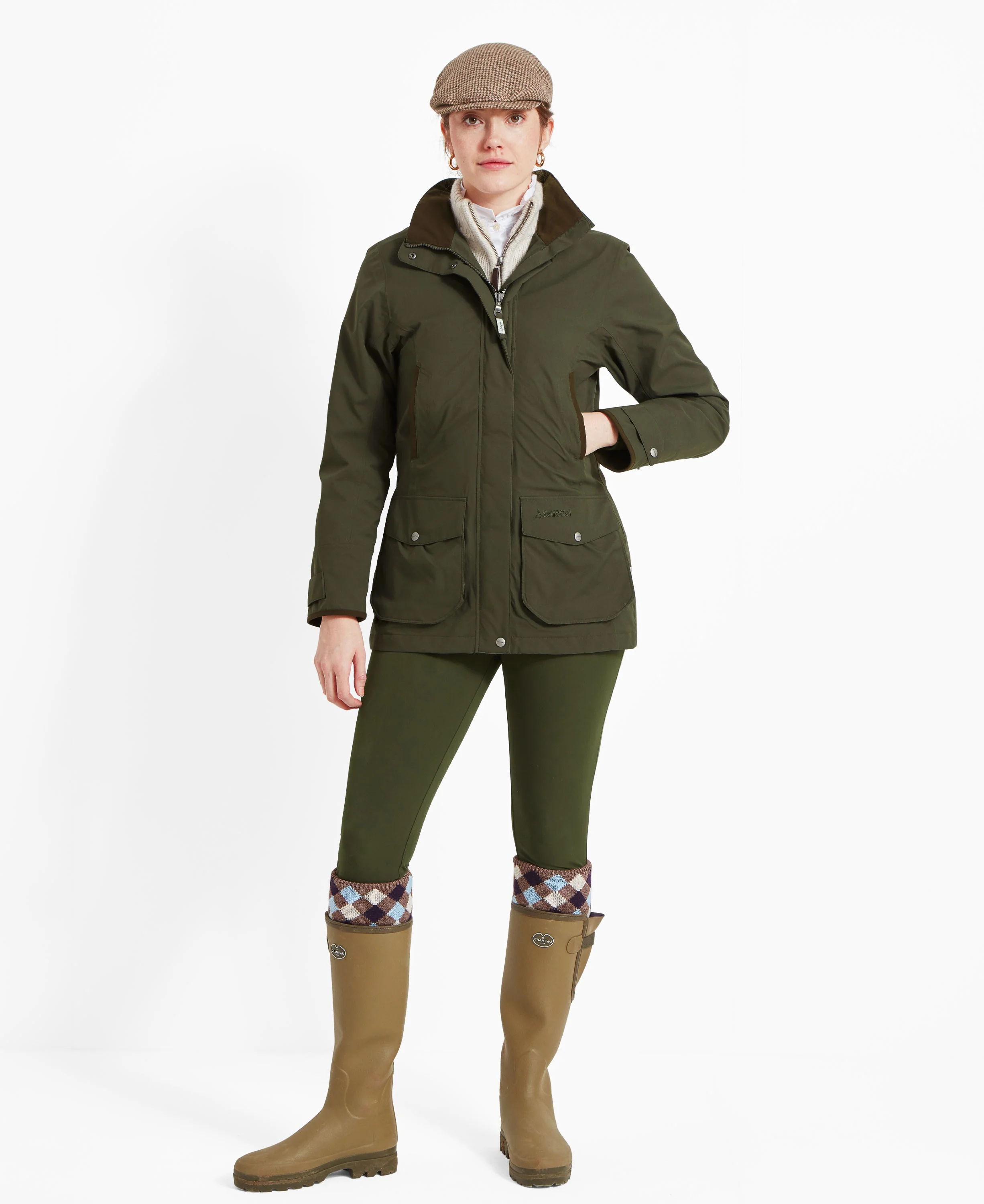 Teal Ultralight Coat - Forest - Image 3