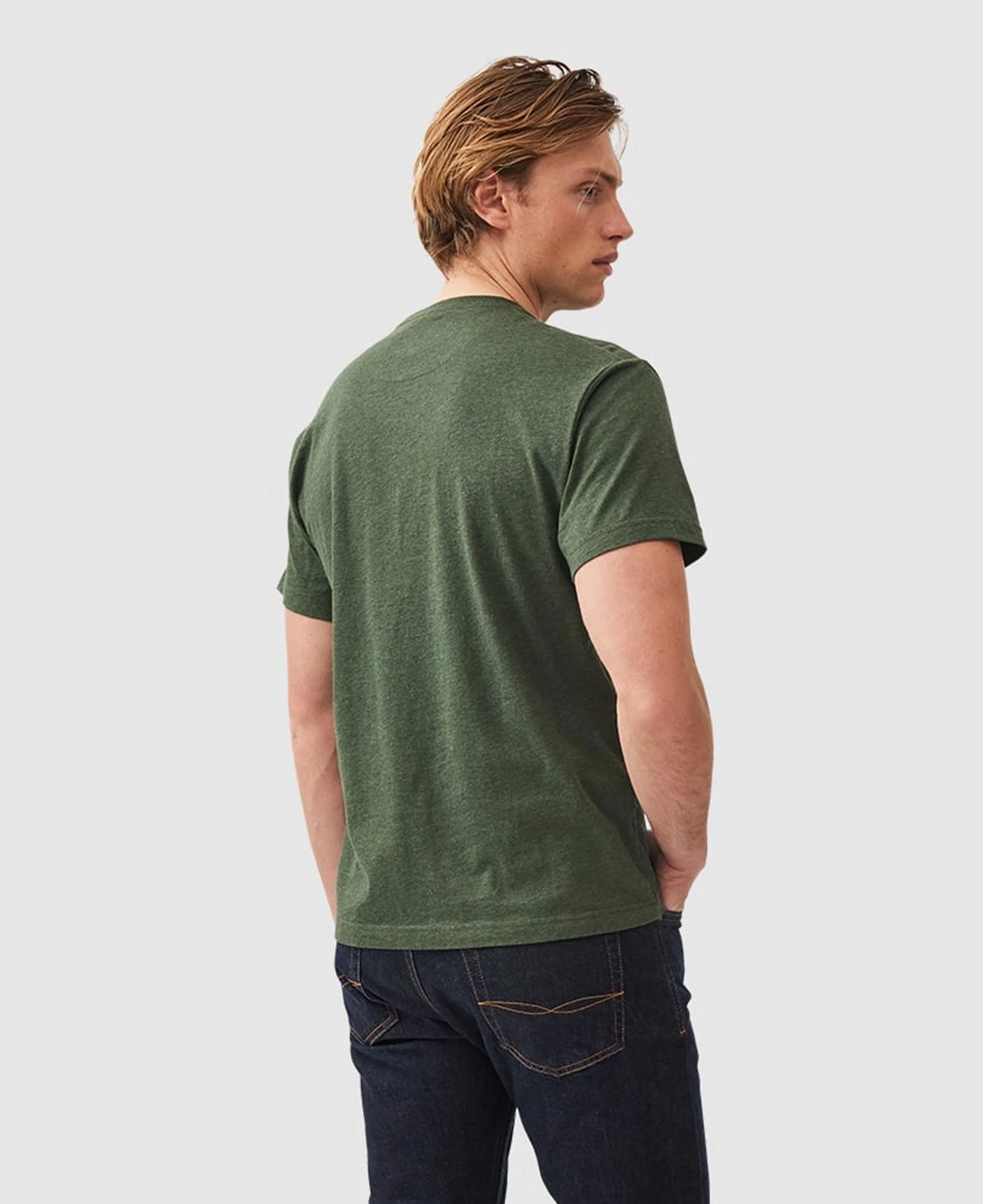 The Gunn T-Shirt - Hunter Green - Image 4