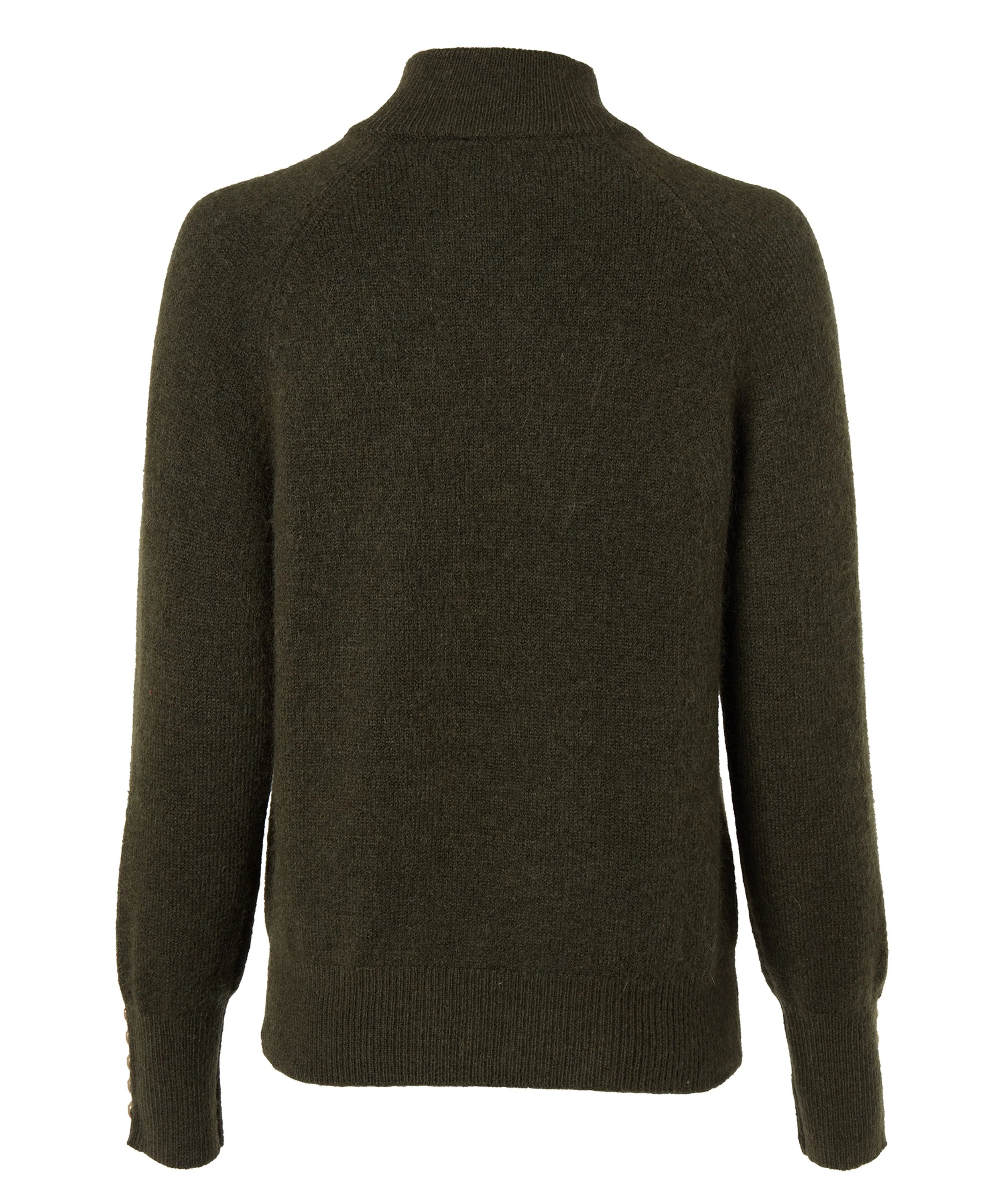 Tori Half Zip Knit - Forest Green - Image 6