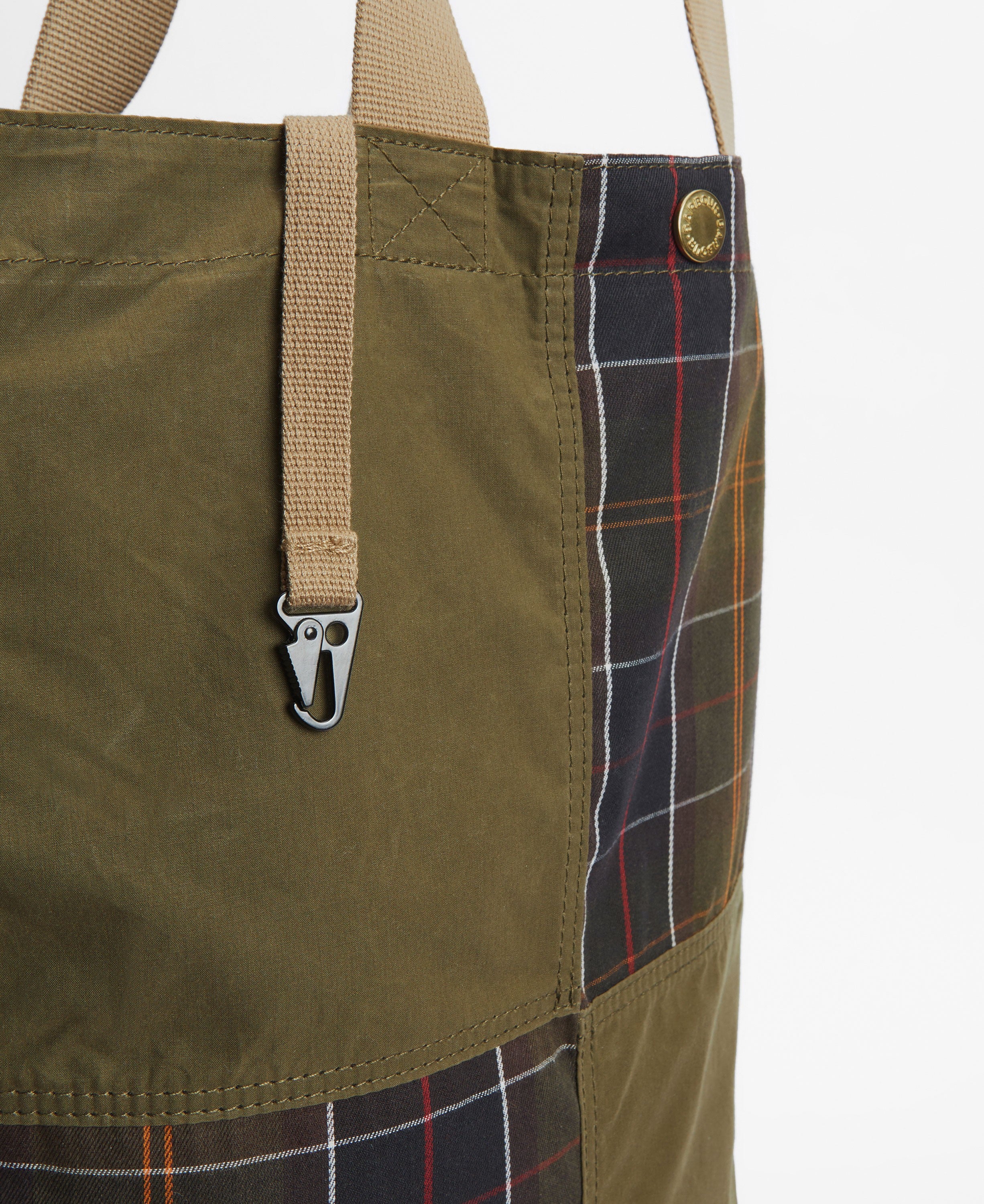 Transport Patchwork Tote Bag - Dusky Green - Image 10
