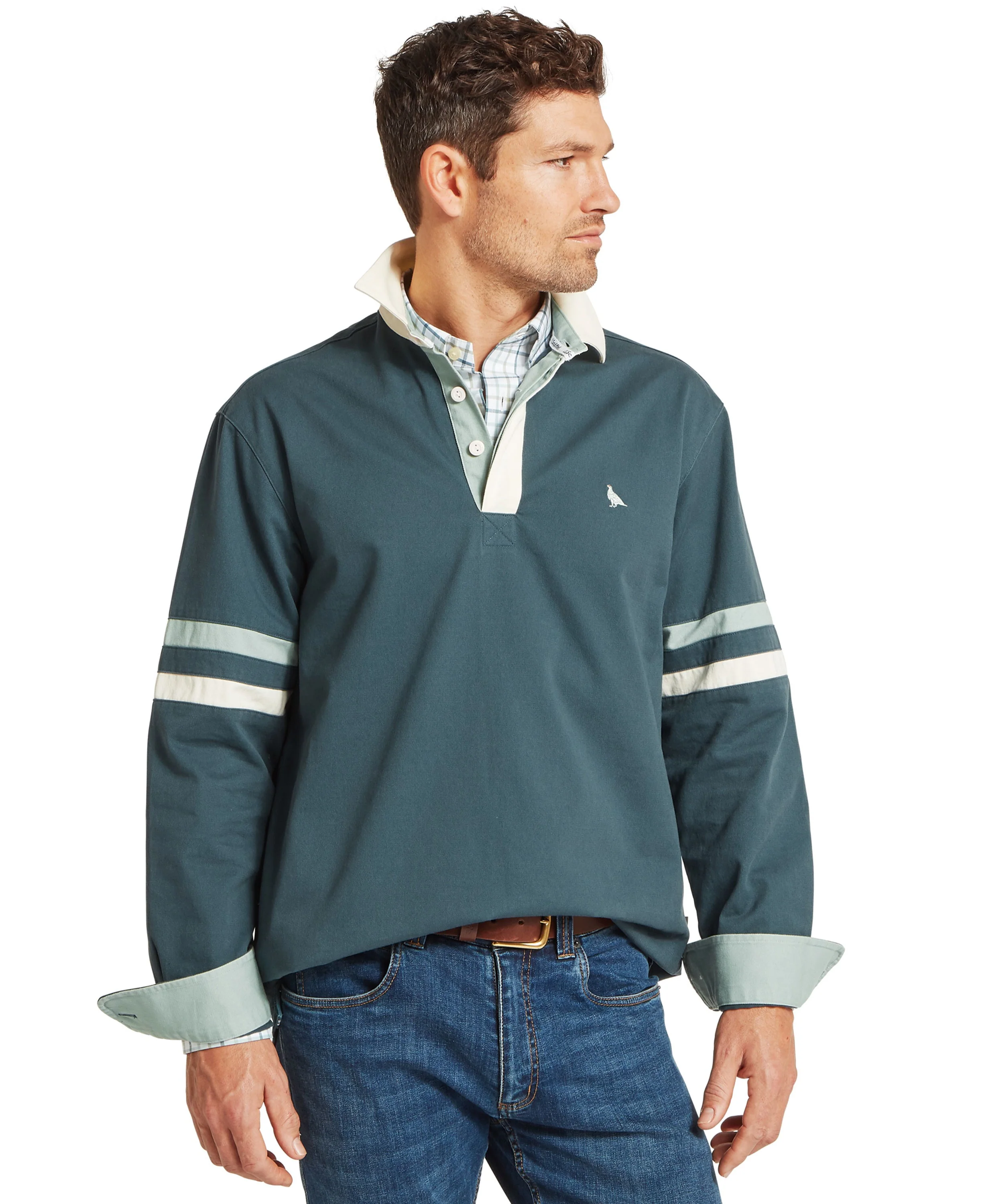 Truro Deck Shirt - Deep Ocean Blue - Image 2