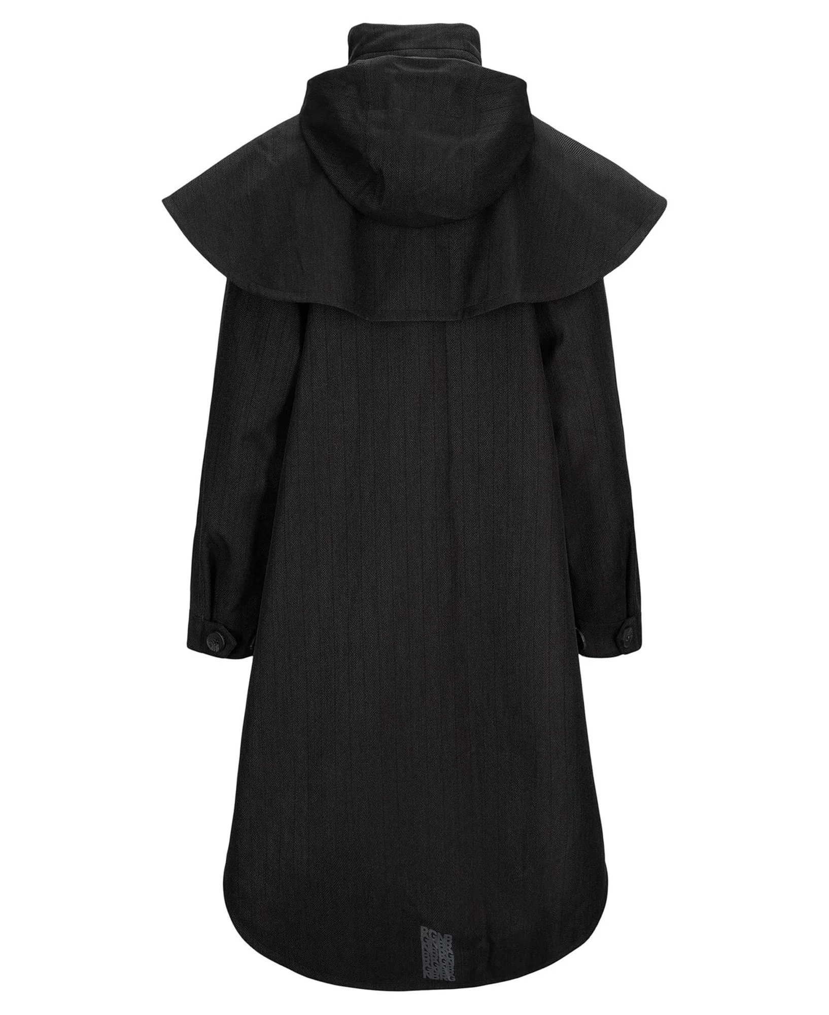 Tyfon Coat - Black Tweed - Image 2