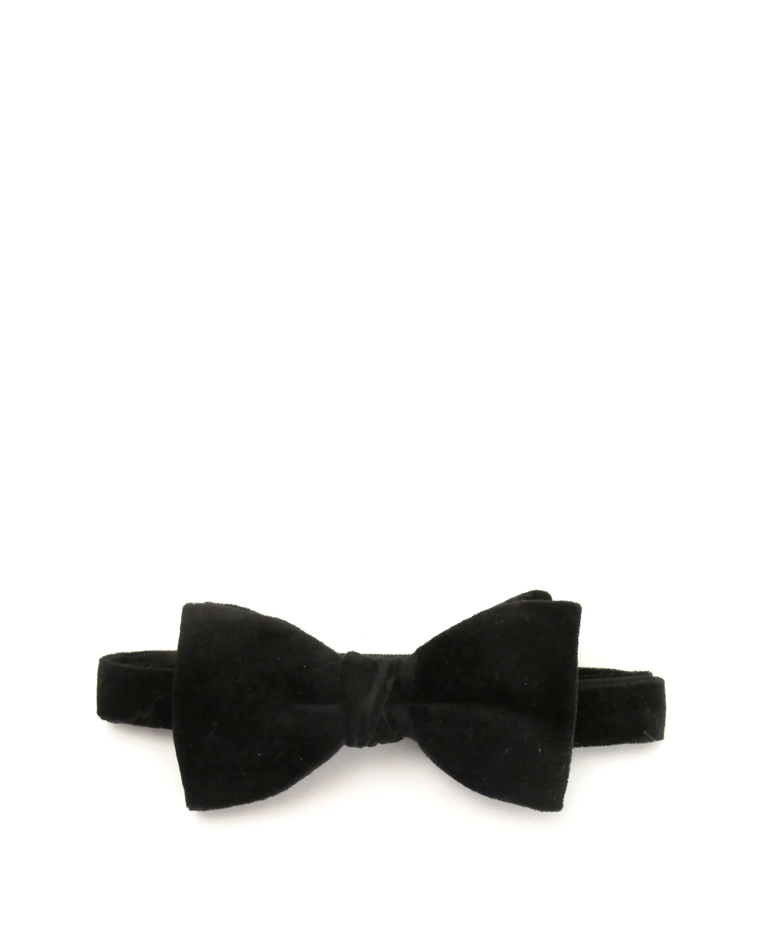 Velvet Bow Tie - Black
