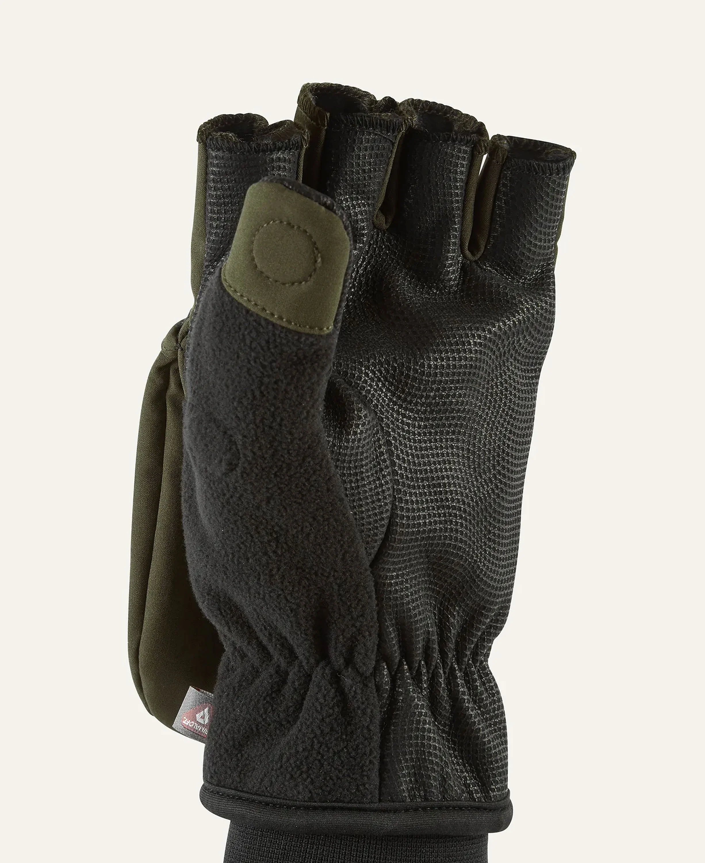 Walpole Windproof Convertible Mitt - Olive - Image 2