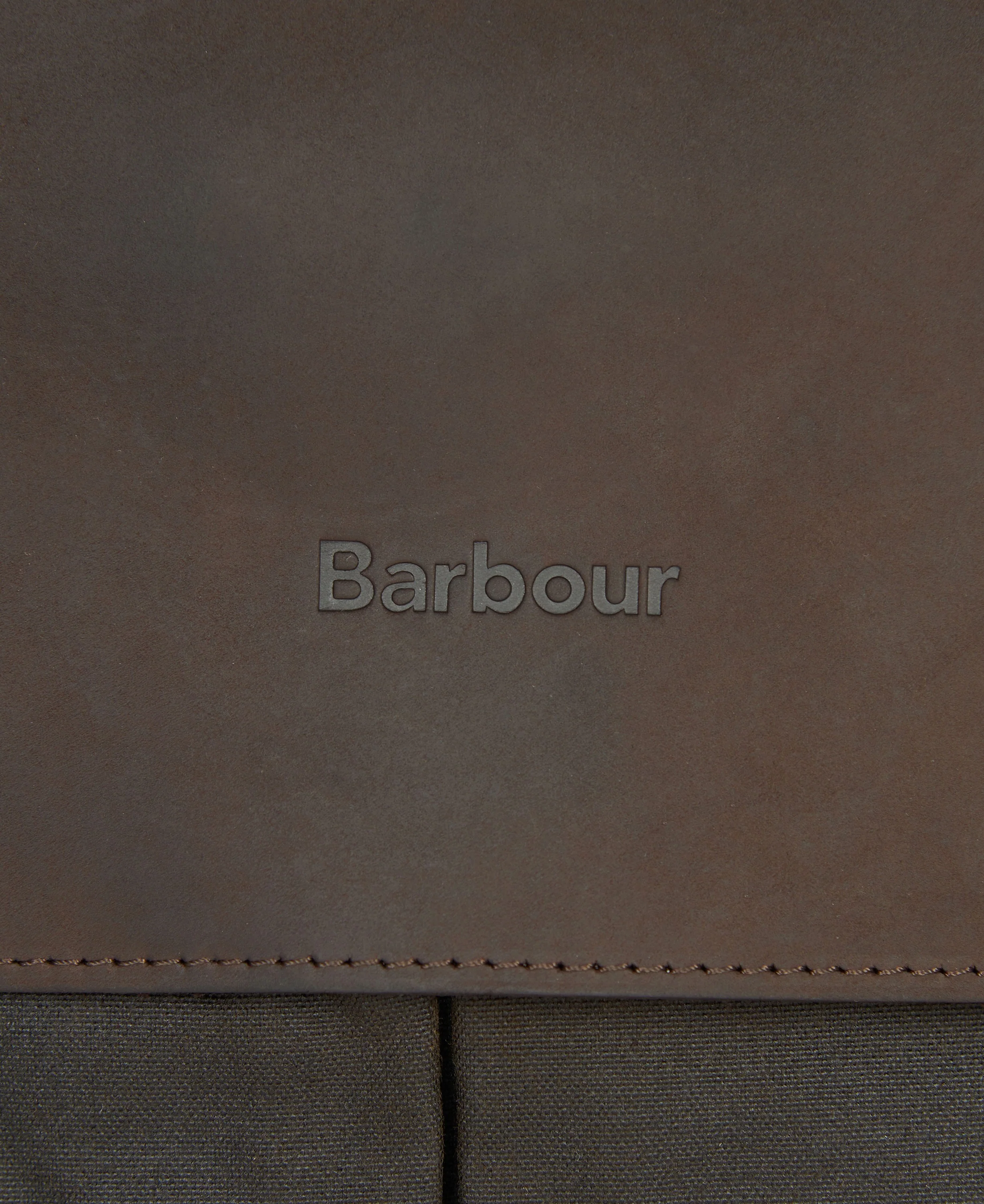 Wax Leather Briefcase - Olive - Image 7