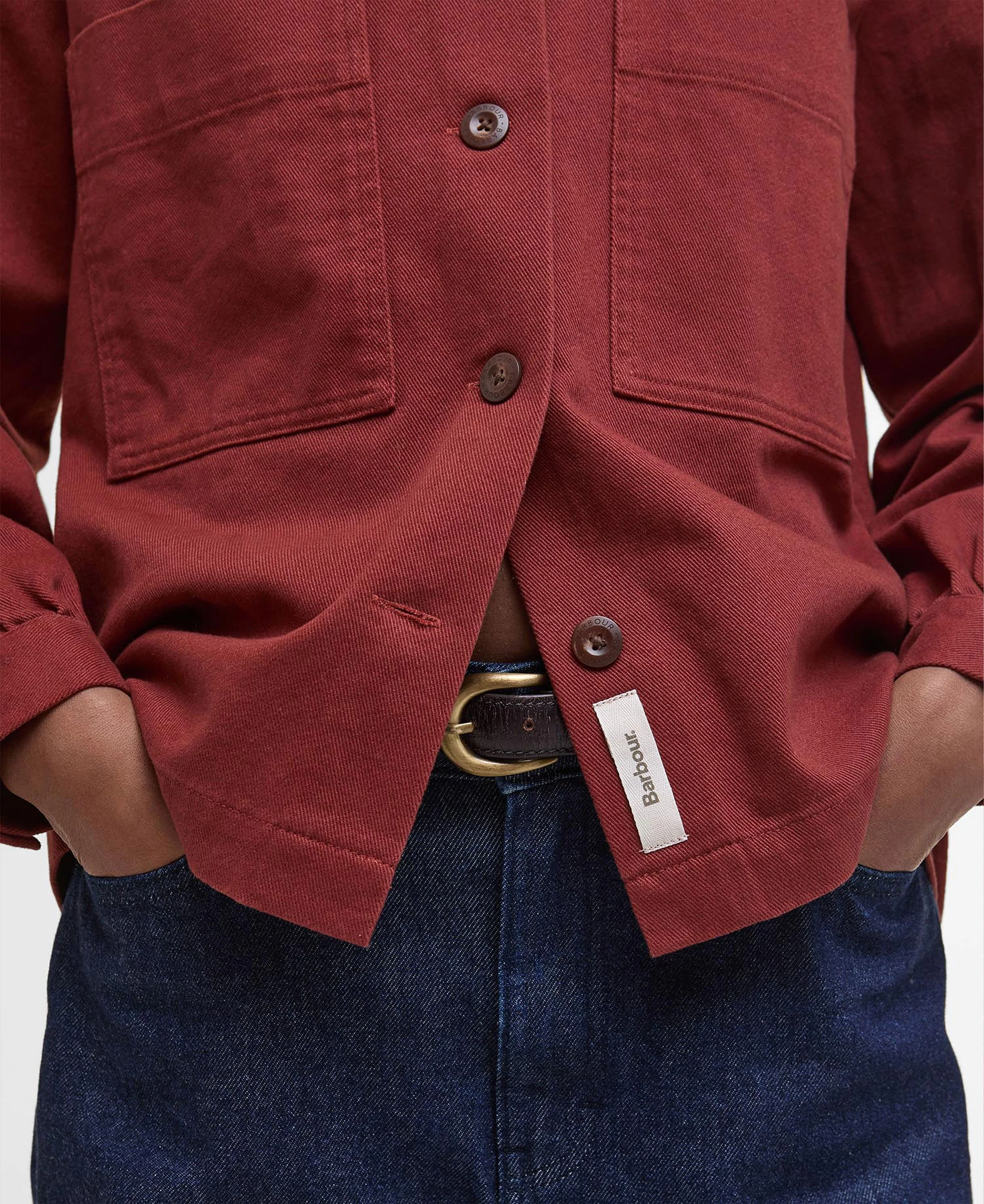 Willow Overshirt - Burnt Henna - Image 8