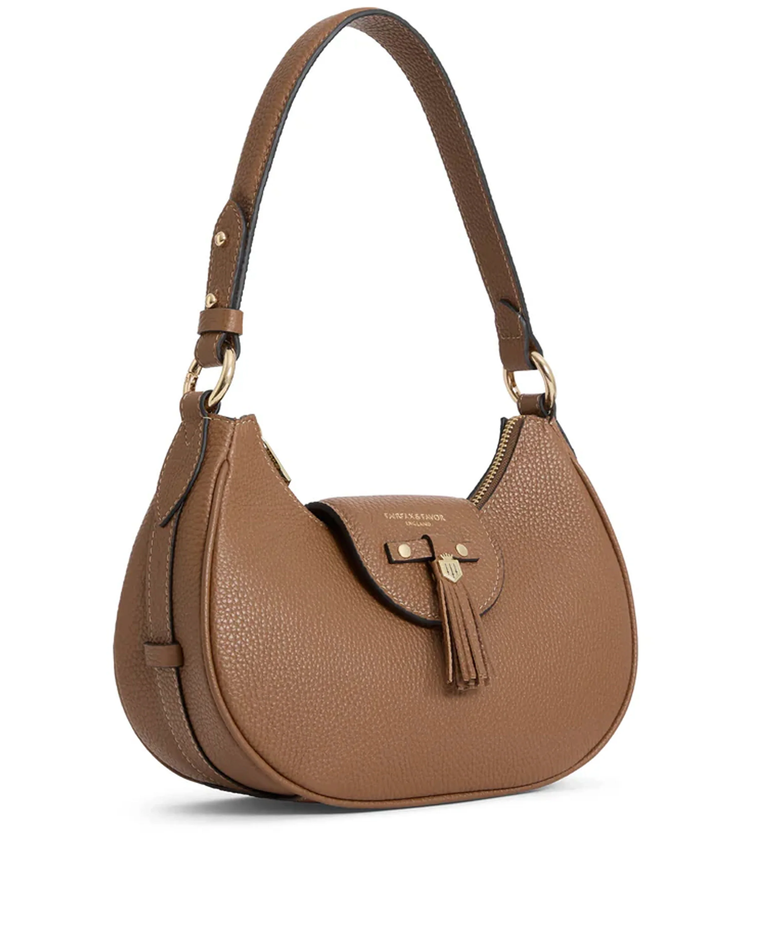Windsor Shoulder Bag - Tan Leather - Image 3