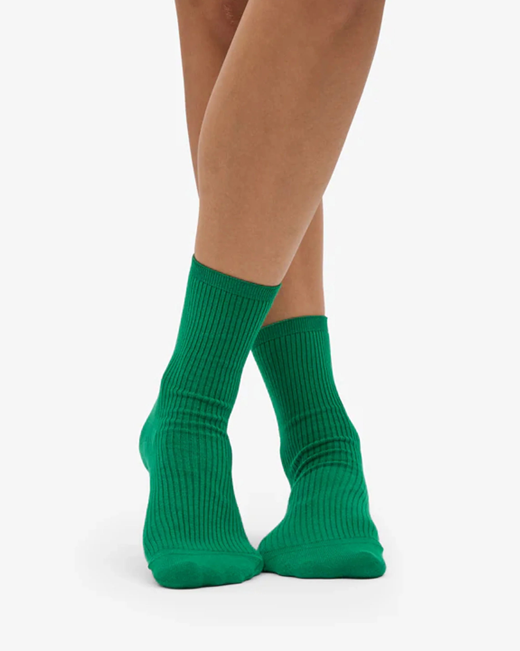 Women Classic Organic Sock - Kelly Green - Image 2