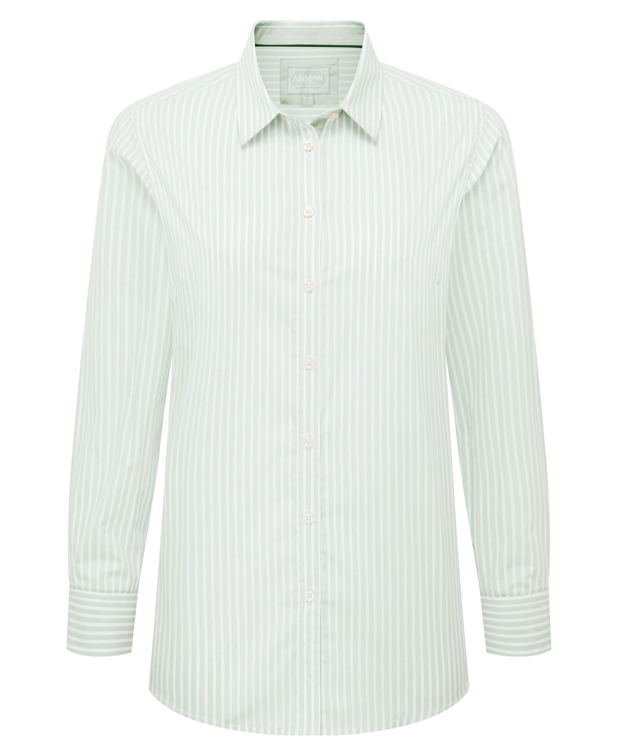 Women's Holme Striped Shirt - Aqua Sage