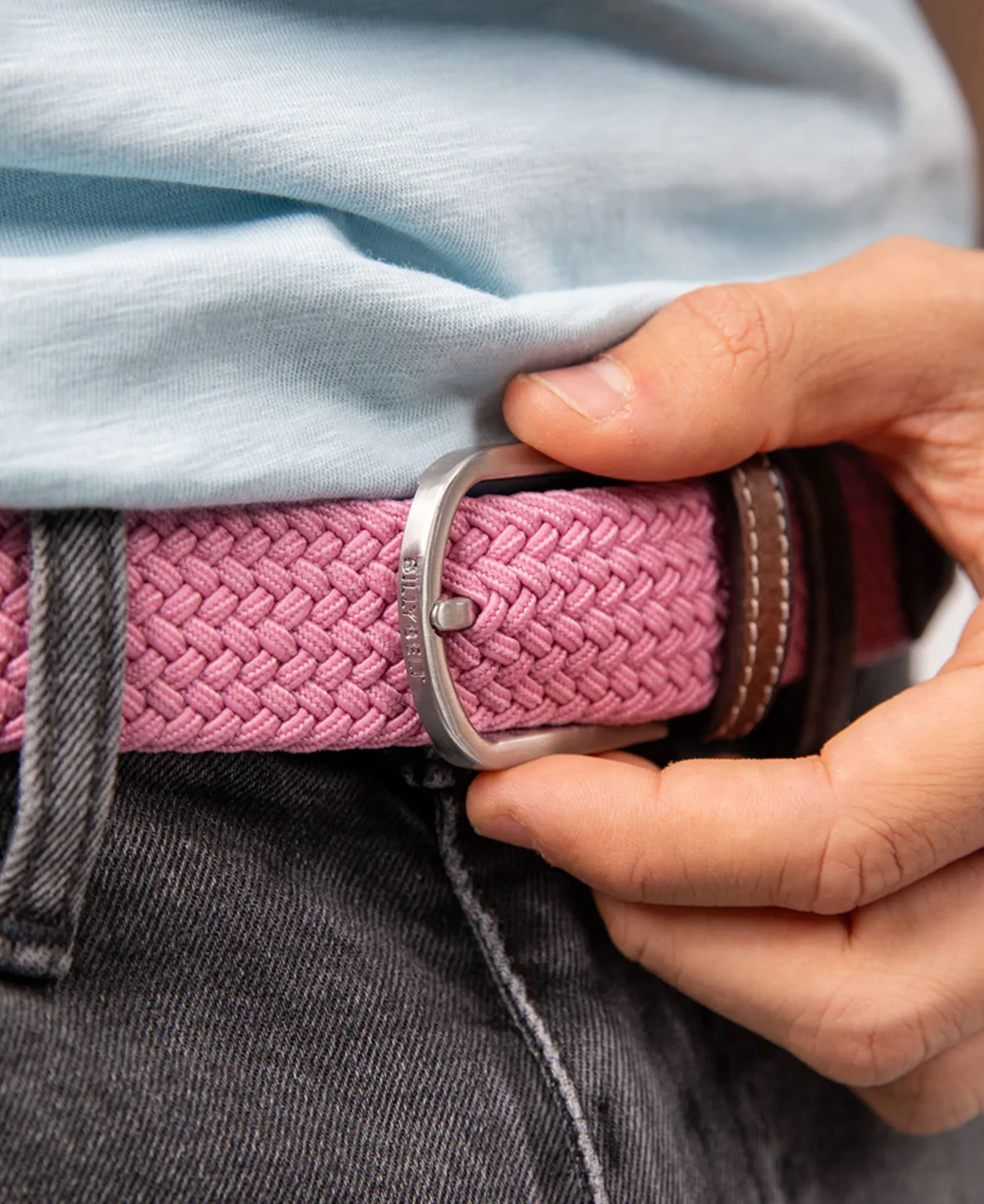 Woven Belt - Misty Pink - Image 3