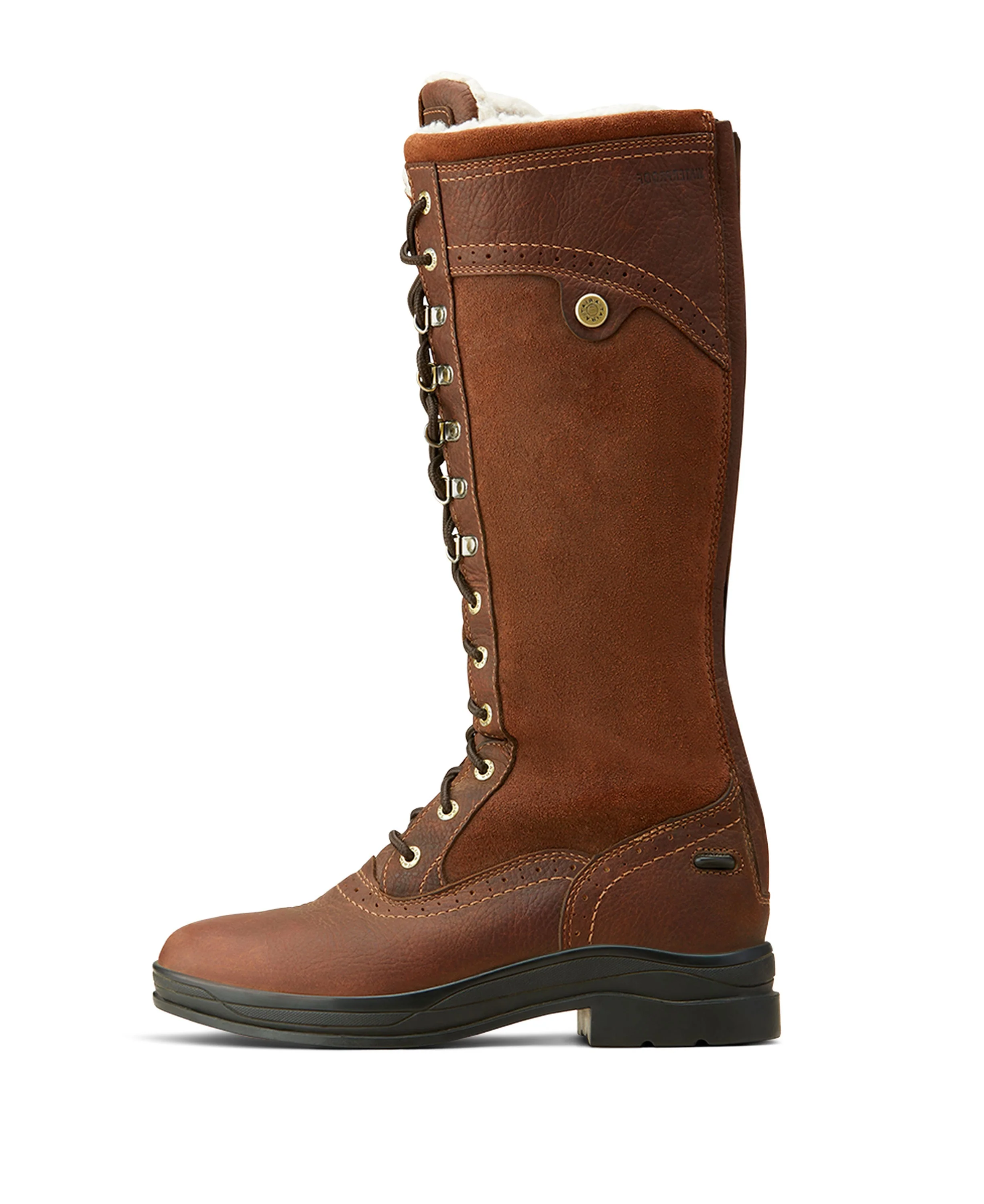 Wythburn Tall Waterproof Boot - Dark Brown - Image 3