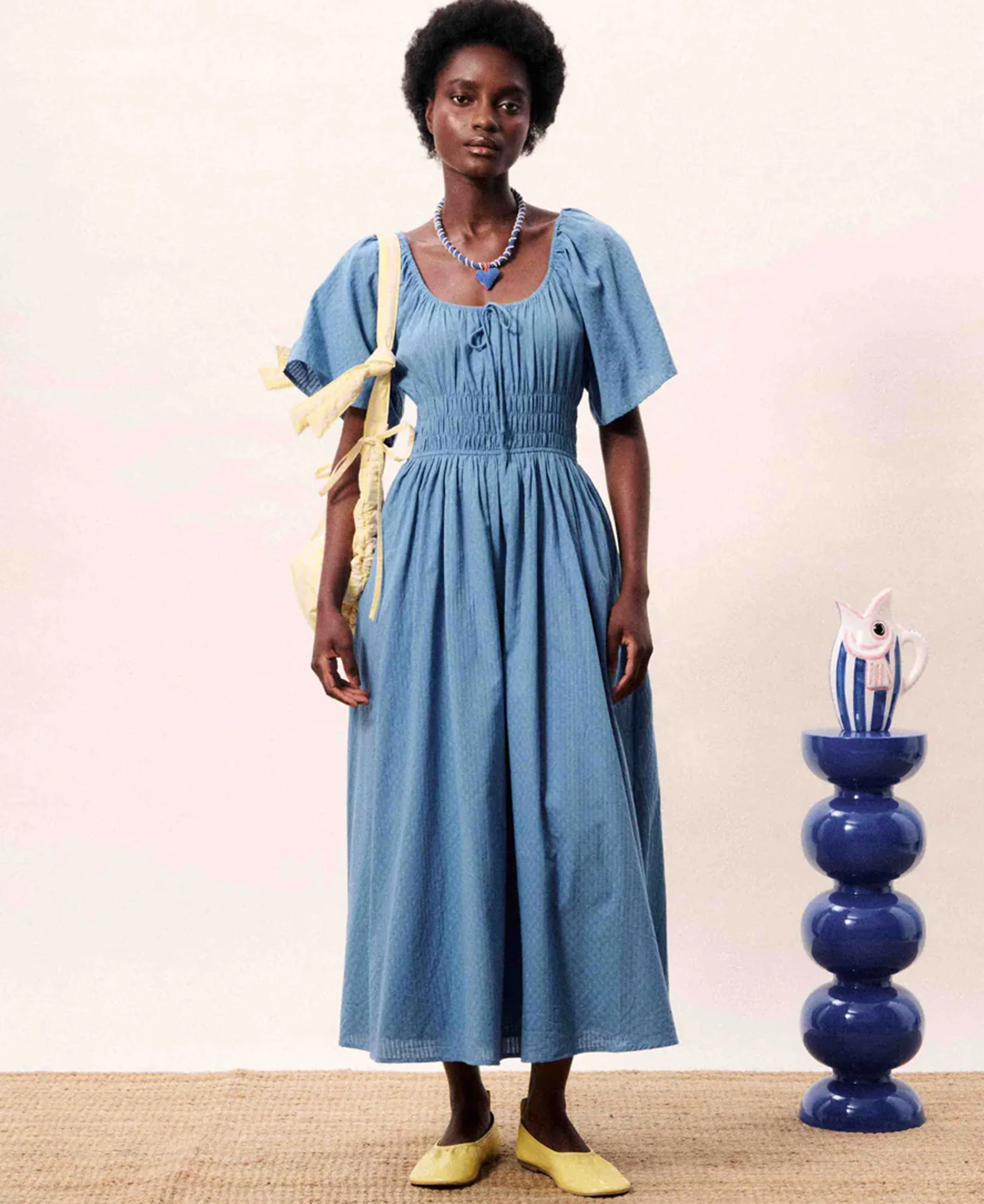 Yemanja Robe - Bleu Jean - Image 2